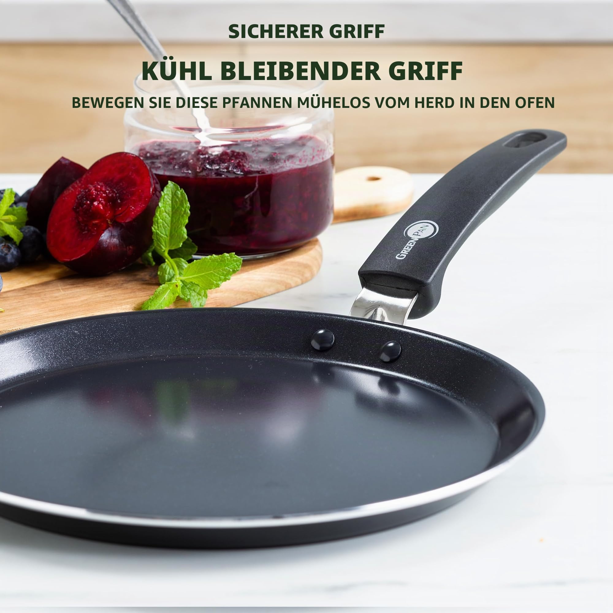 greenpan-essentials-keramik-pfannkuchenpfanne-28-cm-pfas-frei-schwarz image 7