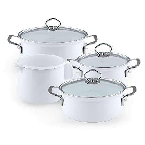riess-nouvelle-arcticweiss-familien-set-emaille-t-pfe-5-teilig-12-20-cm image 6