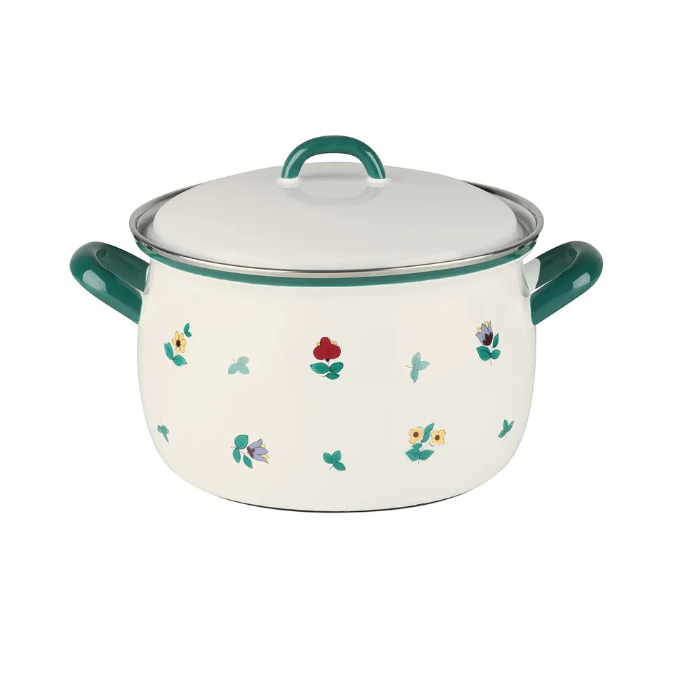 riess-gmunder-streublumen-topf-mit-deckel-16-cm-1-9-liter-emaille image 1