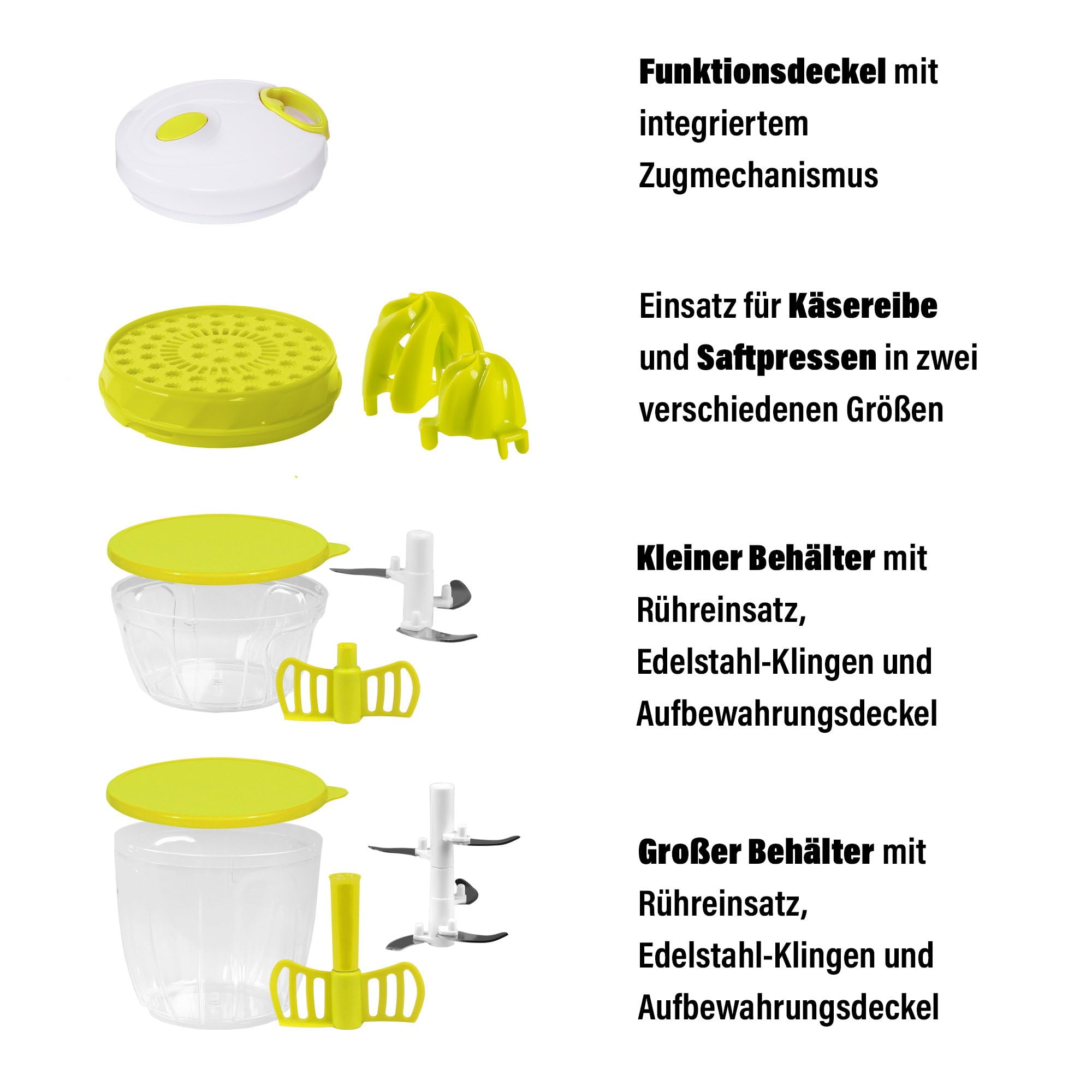 stoneline-multi-zerkleinerer-12-teilig-900-400-ml-gr-n-manuell image 7