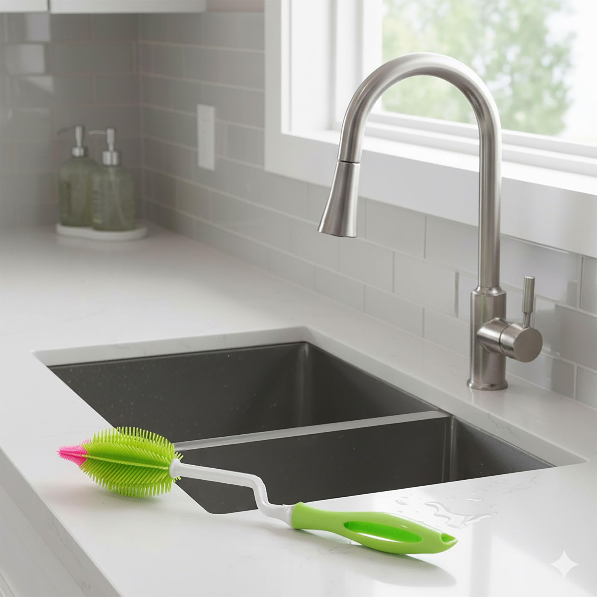stoneline-silikon-flaschenb-rste-35-cm-360-gr-n-f-r-flaschen-und-gl-ser image 2