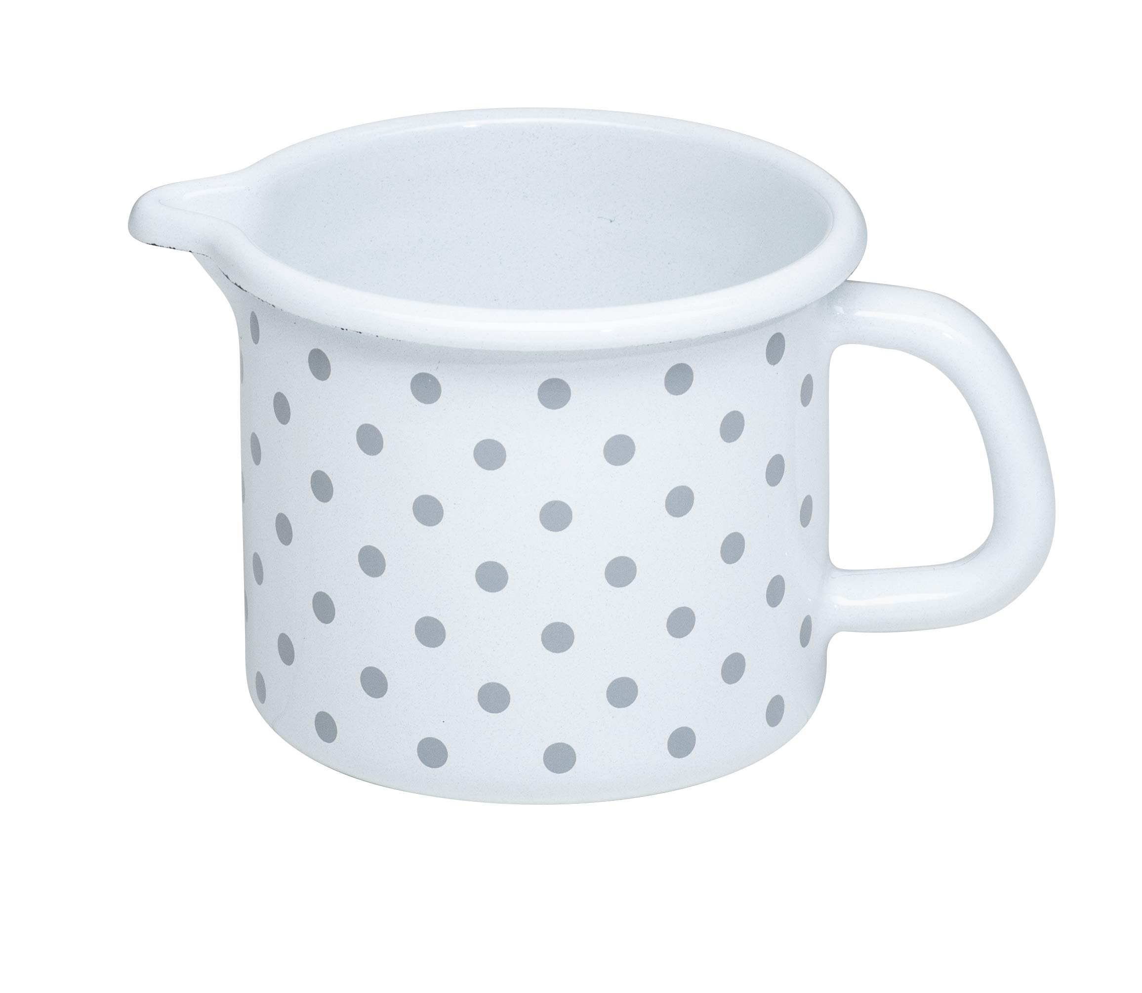 riess-country-schnabeltopf-9-p-nktchen-grau-0-5-liter-emaille image 1