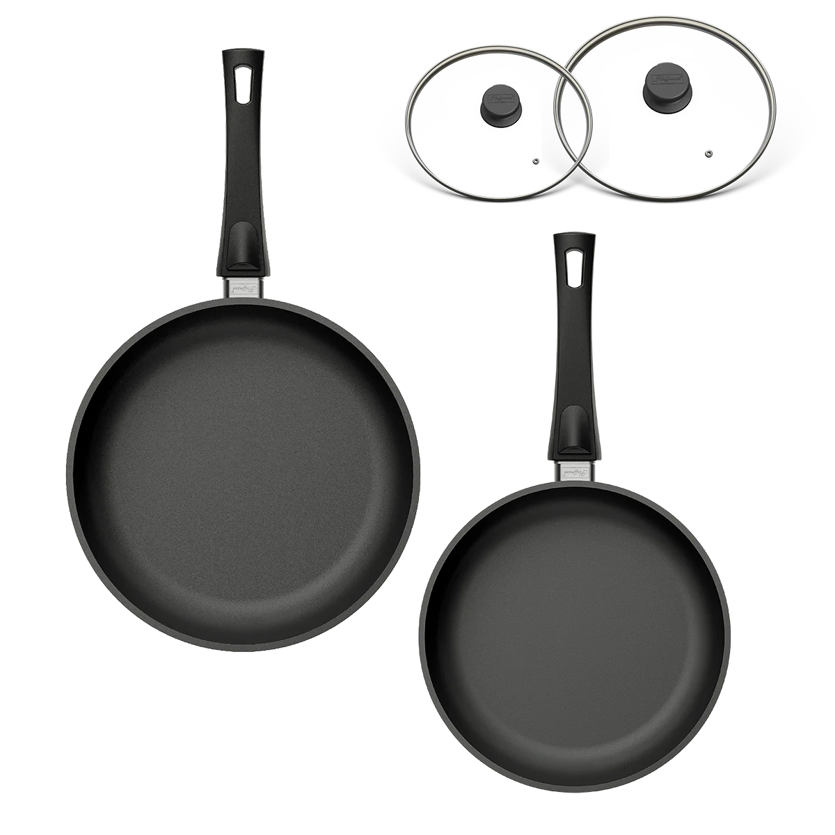 hoffmann-germany-stoniq-bratpfannen-duo-24-28-cm-pfas-frei-mit-glasdeckel image 1