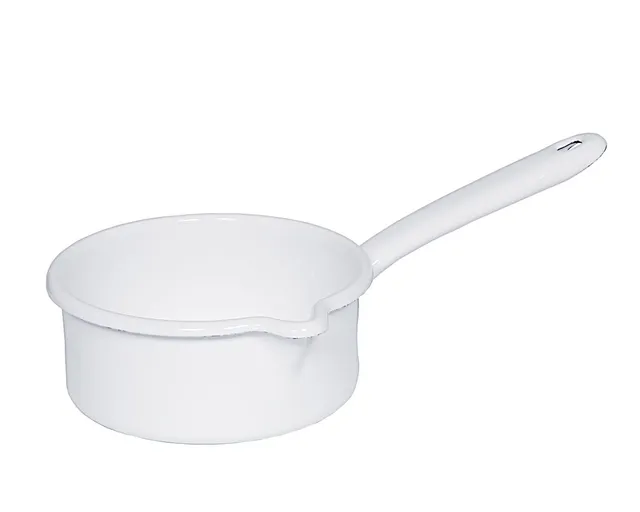 riess-weiss-stielkasserolle-mit-ausguss-14-cm-0-8-liter image 1