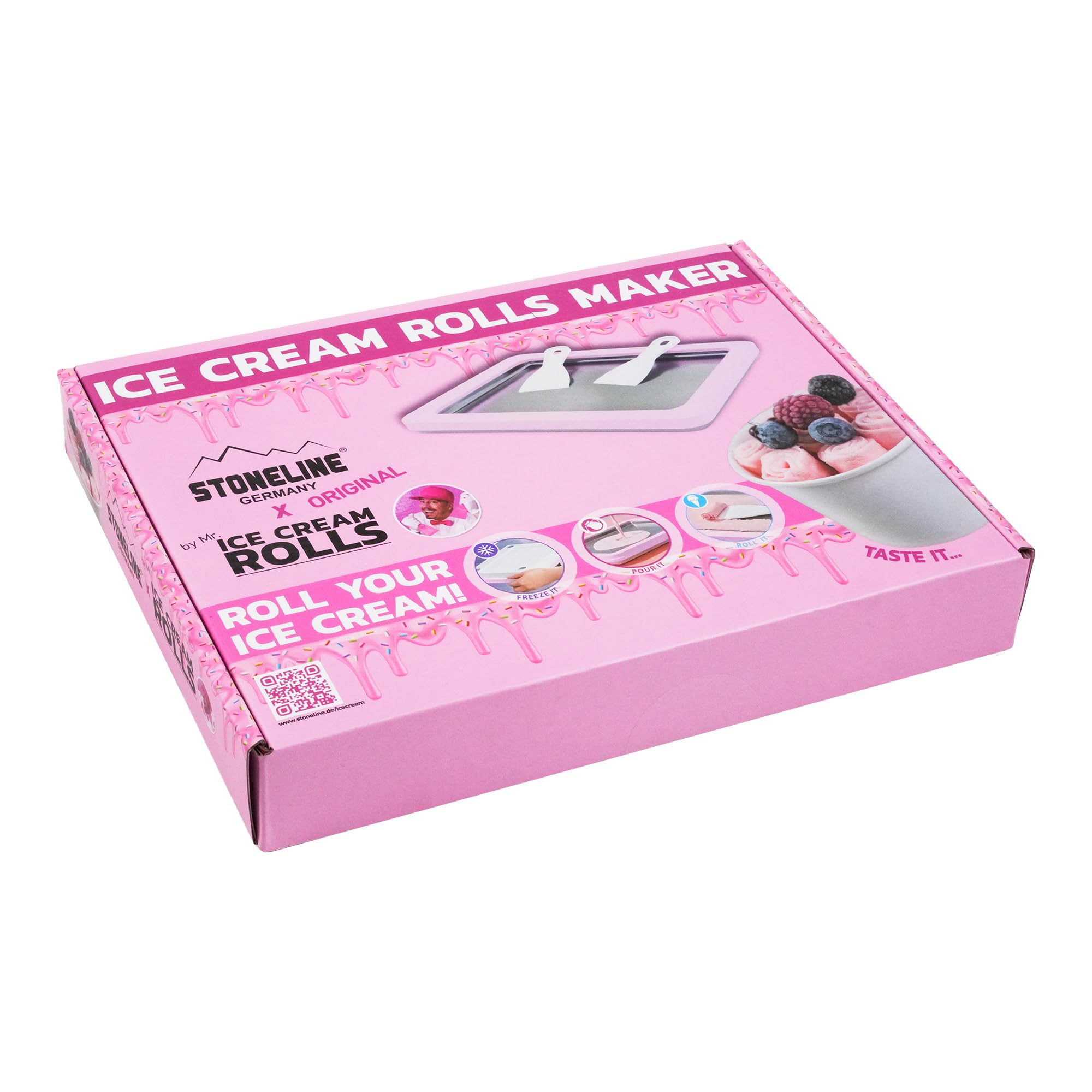 stoneline-by-mr-ice-cream-rolls-original-ice-cream-maker-eisplatte-26x21-cm-ros- image 5