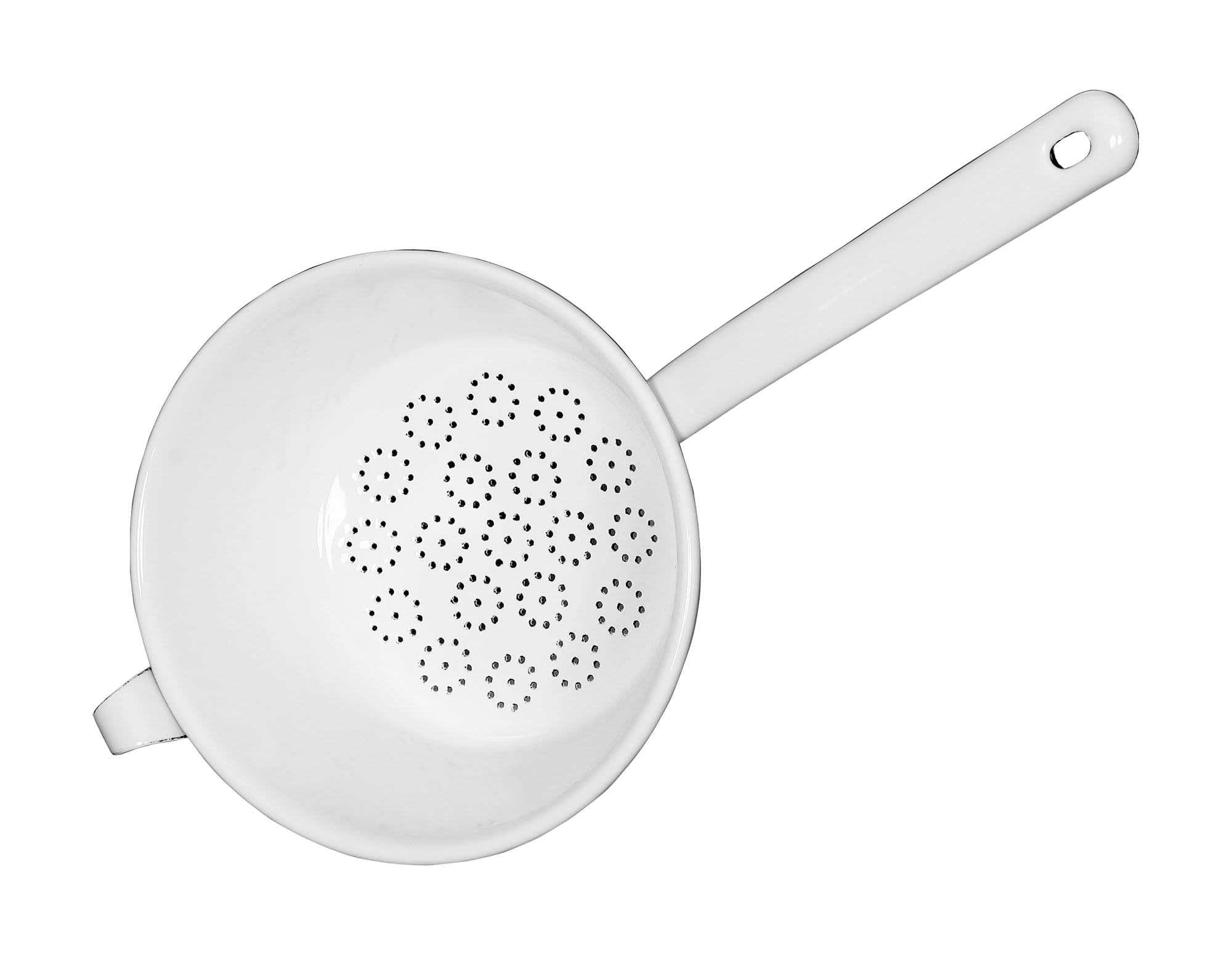 riess-passiersieb-20-cm-classic-weiss-emaille-k-chensieb-mit-stiel image 1