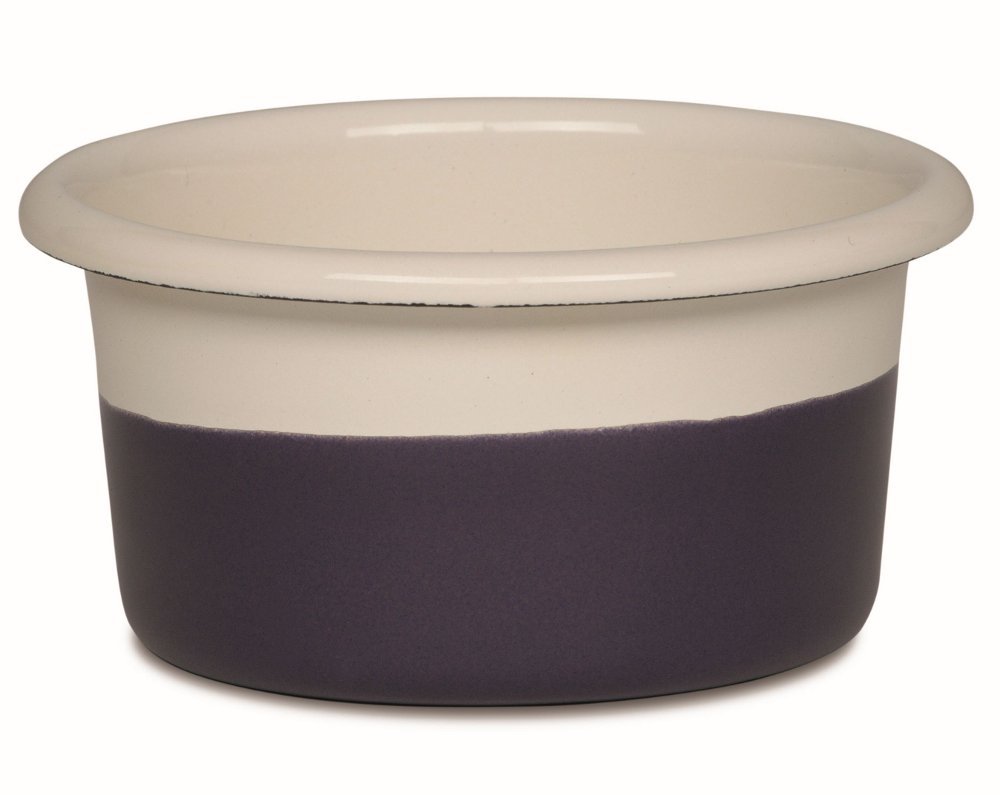 riess-edition-sarah-wiener-muffinbackform-flach-8-cm-x-4-cm-emaille-creme-pflaum image 1
