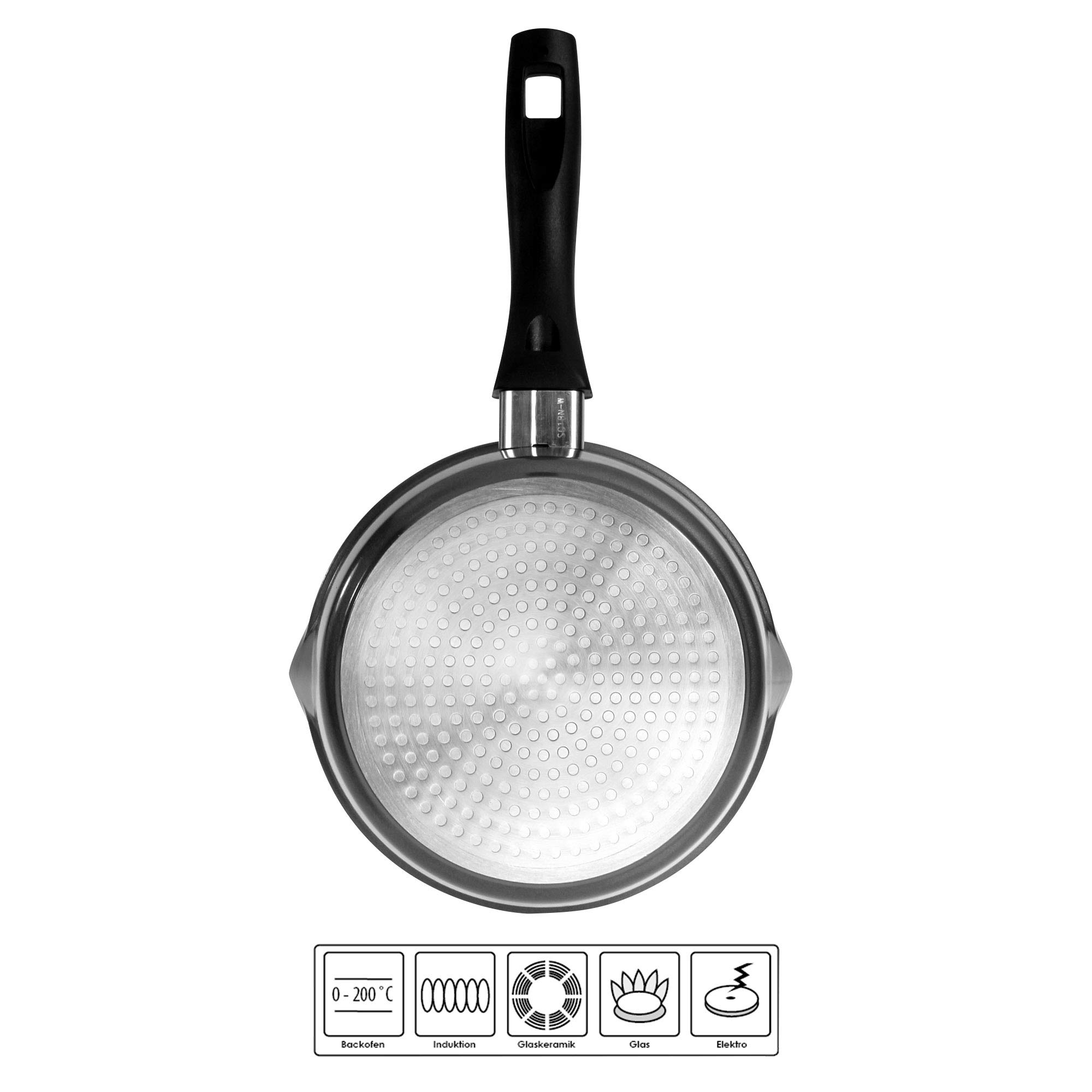 stoneline-stielkasserolle-18-cm-1-8-l-mit-glasdeckel-aluguss-induktion-grau image 2