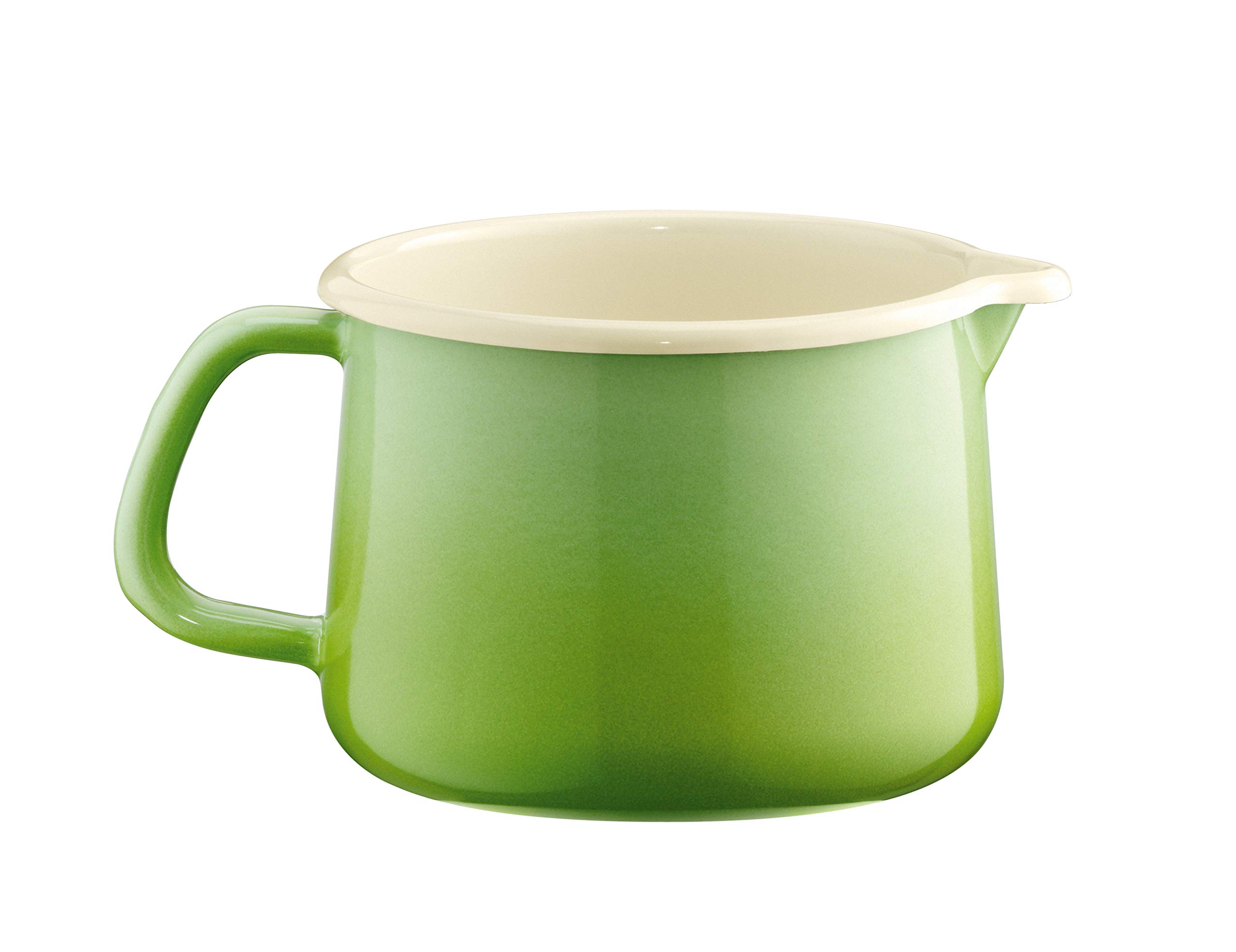 riess-nouvelle-smaragd-schnabeltopf-14-cm-emaille-1-7-liter image 1