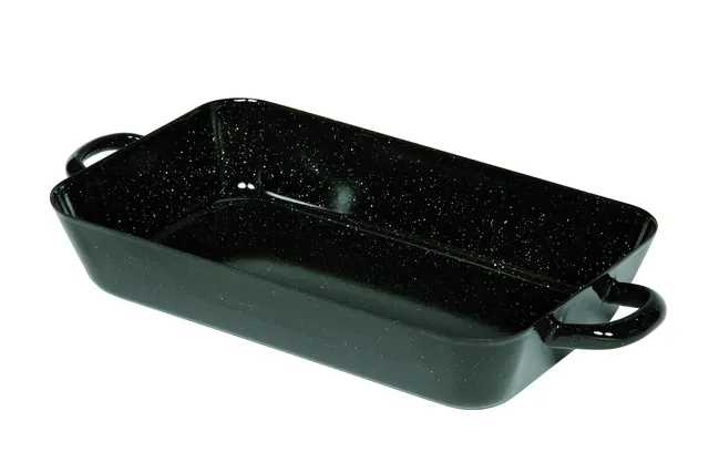 riess-classic-bratpfanne-br-ter-37x22-cm-schwarz-emaille-2-7-liter image 1