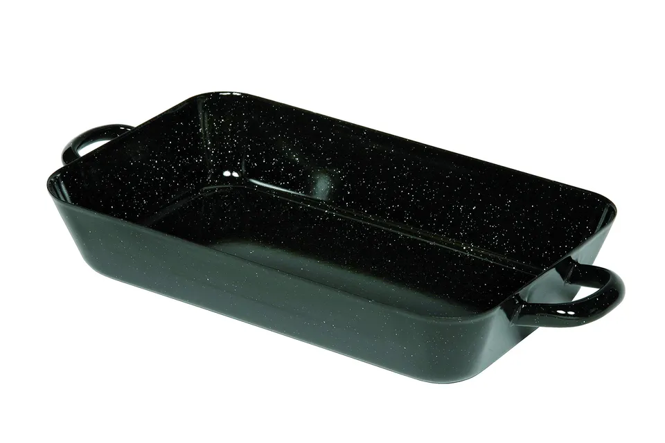 riess-classic-bratpfanne-br-ter-37x22-cm-schwarz-emaille-2-7-liter image 1