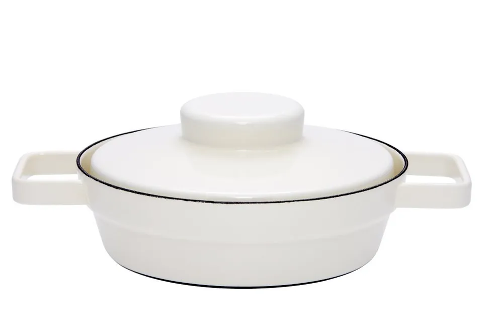 riess-aromapots-pfanne-mit-deckel-20-cm-pure-white-emaille image 1