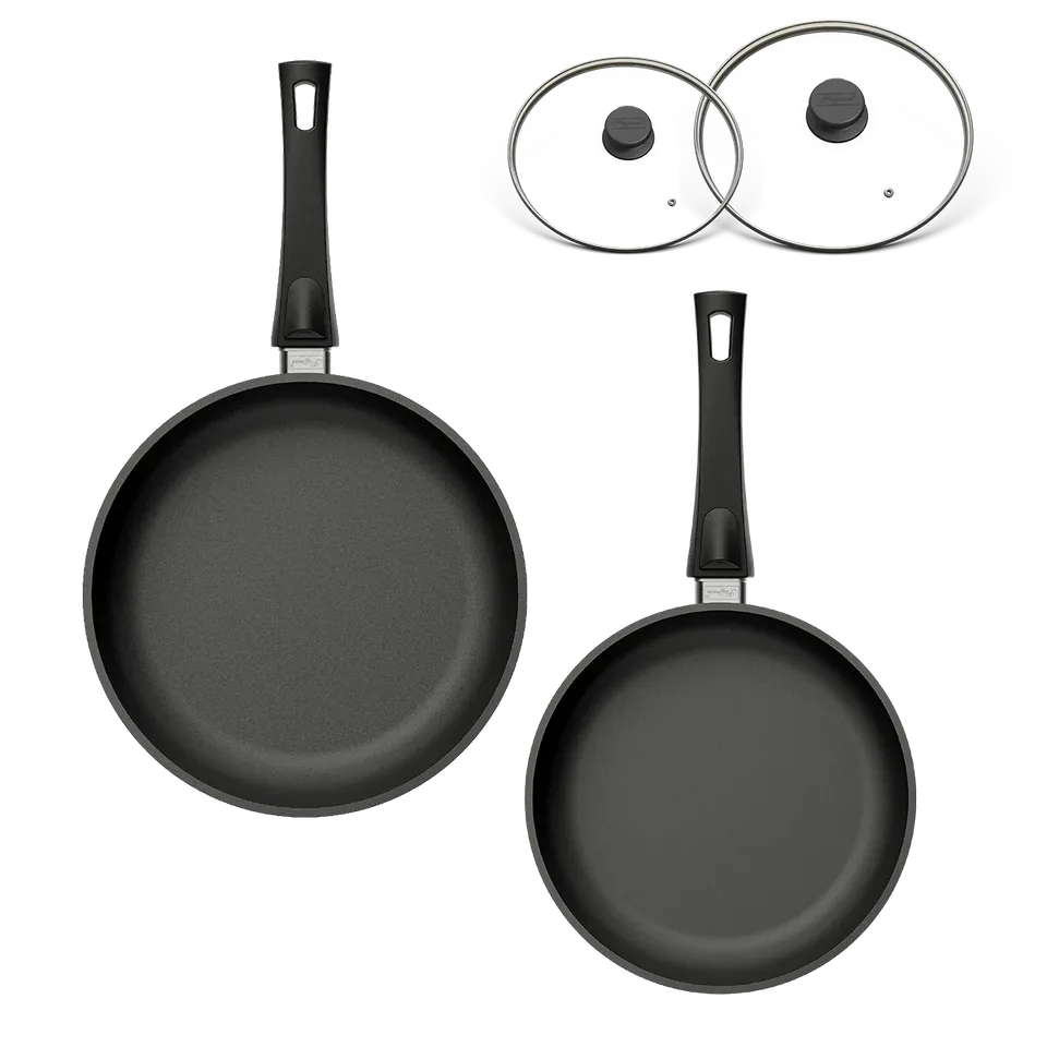 hoffmann-germany-stoniq-bratpfannen-duo-24-28-cm-pfas-frei-mit-glasdeckel image 1