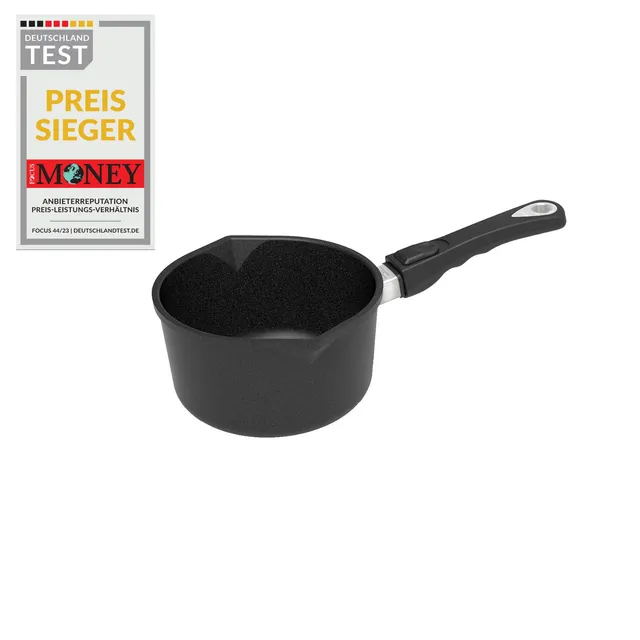 amt-gastroguss-milchtopf-18-cm-milch-und-so-entopf-mit-festem-stiel-induktionsta image 1