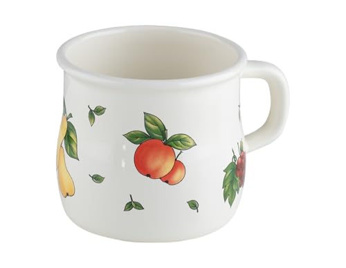 riess-country-fruit-garden-becher-gebaucht-0-375-l-emaille-mit-b-rdel image 3