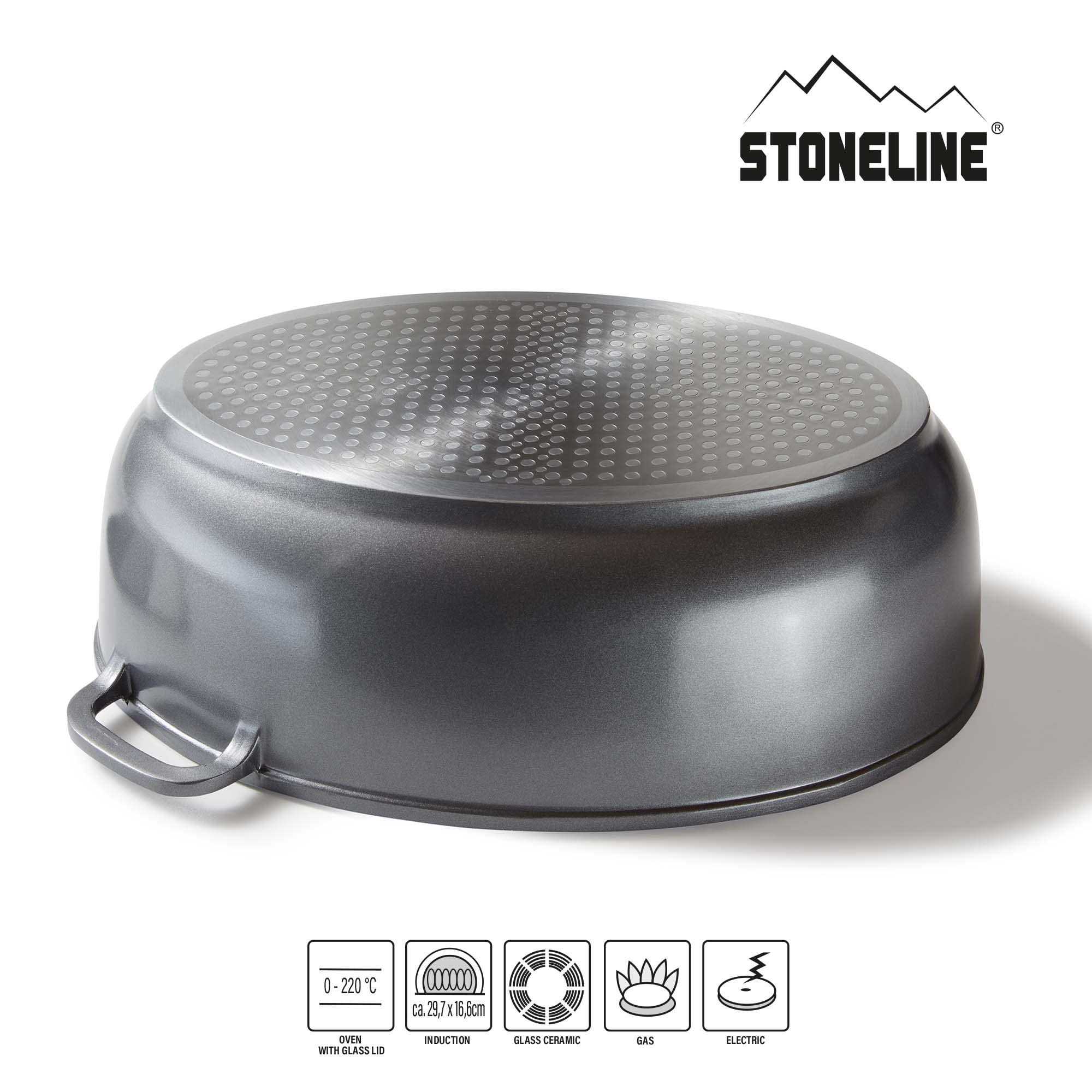 stoneline-gourmet-br-ter-mit-deckel-oval-39x26-cm-8-5-l-aluguss image 2
