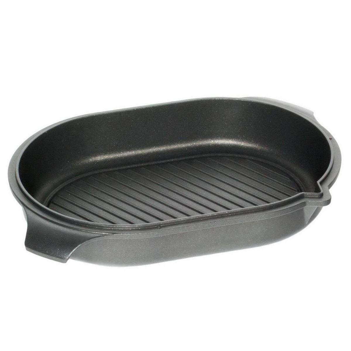amt-gastroguss-fischpfanne-induktion-33x22x6-cm-mit-grillboden image 1