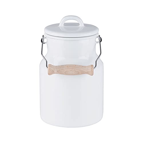 riess-classic-wei-emaille-milchkanne-1-5-liter-mit-deckel-und-holzgriff image 5