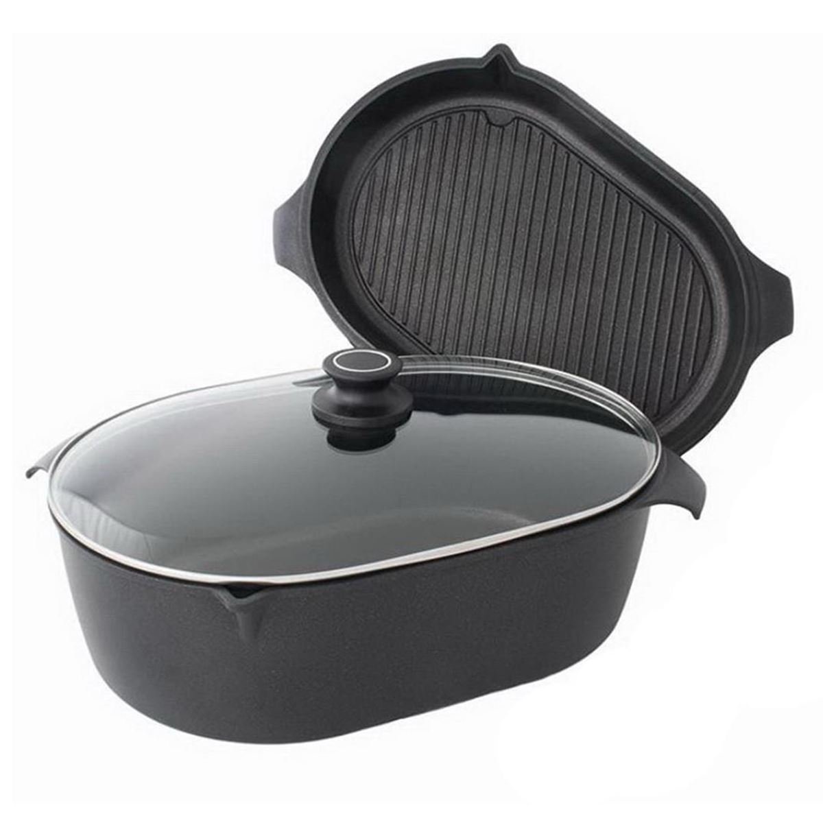 amt-gastroguss-amzn-4228-2er-set-br-ter-42-x-28-cm-mit-glasdeckel-aluguss-lotan- image 4