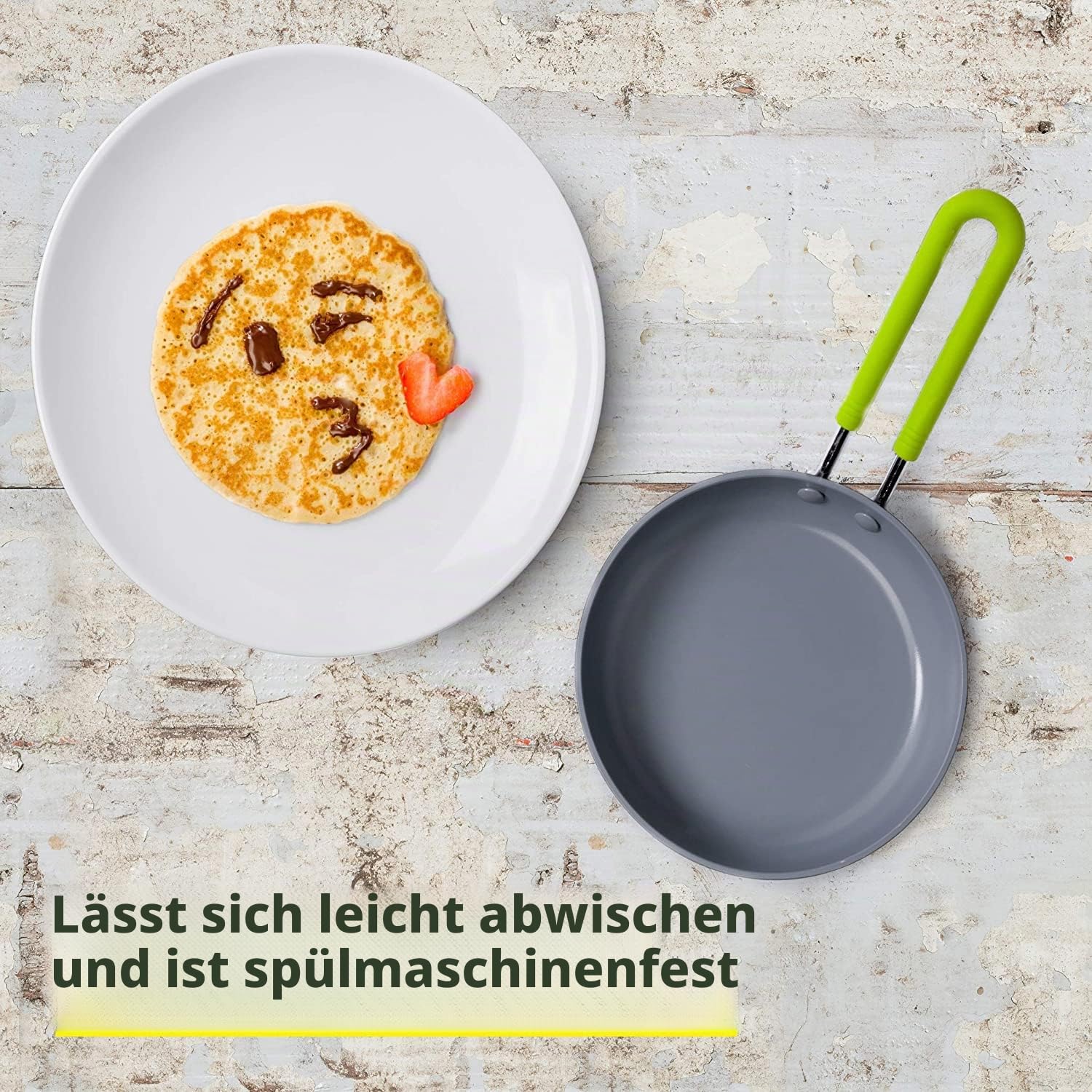 greenpan-mini-pfanne-14-cm-keramik-antihaft-silber-edelstahlgriff image 6