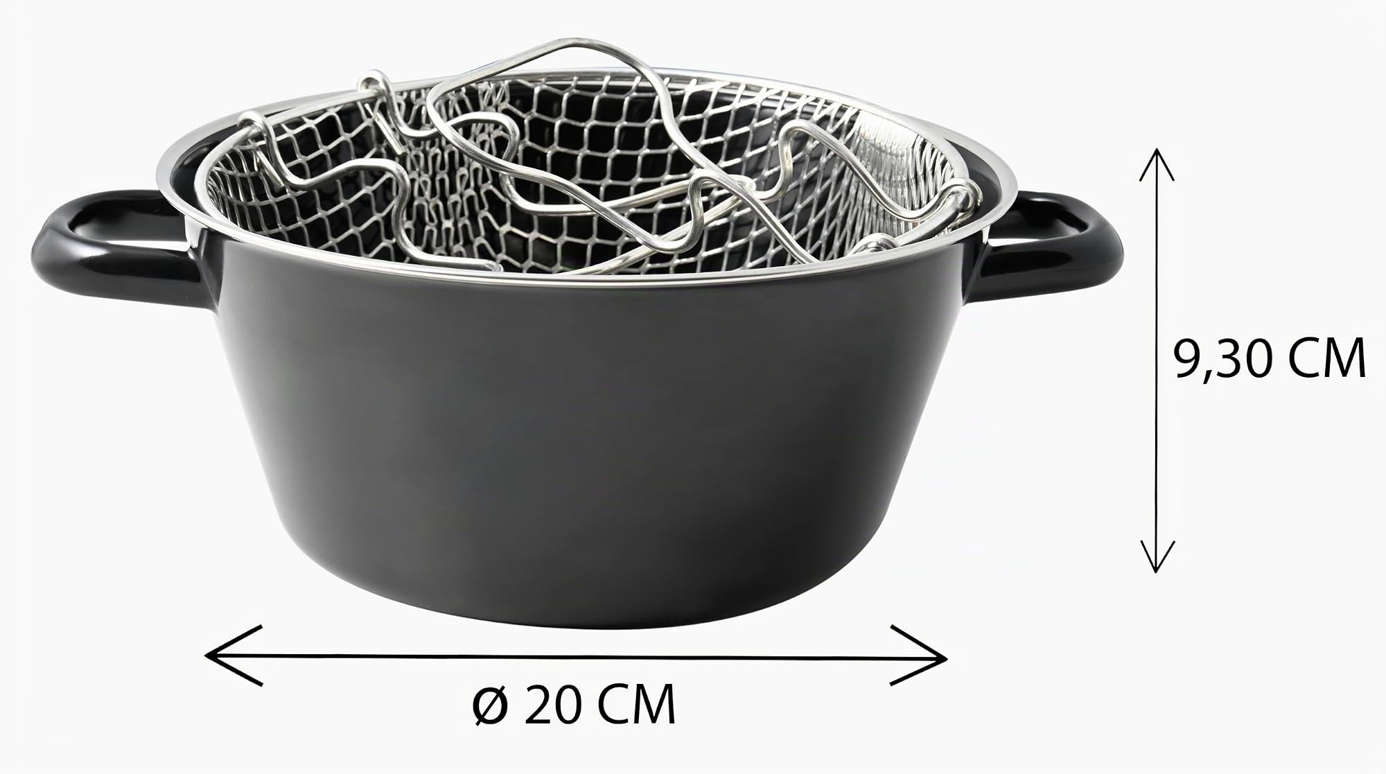 riess-classic-pommes-frites-pfanne-0366-022-20-cm-schwarzemaille-mit-einsatz image 3