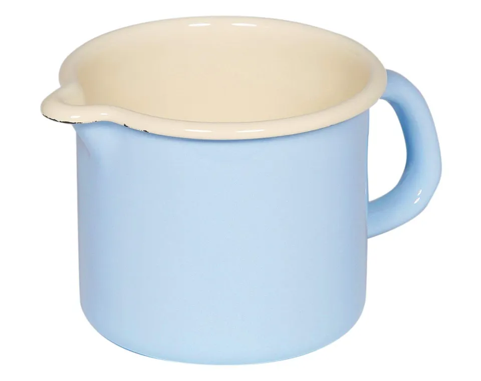 riess-schnabeltopf-9-cm-0-5-l-blau-pastell-emaille image 1