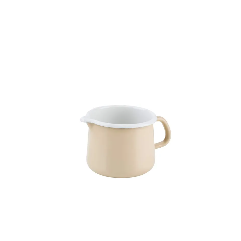 riess-nouvelle-cappuccino-krug-12-cm-1-l-orange-aus-emaille image 1