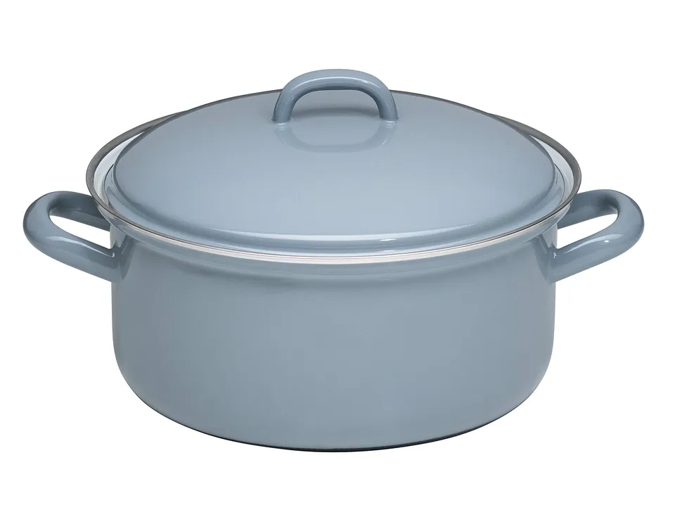 riess-classic-pure-grey-kasserolle-mit-deckel-20-cm-2-0-l-emaille-induktion image 1