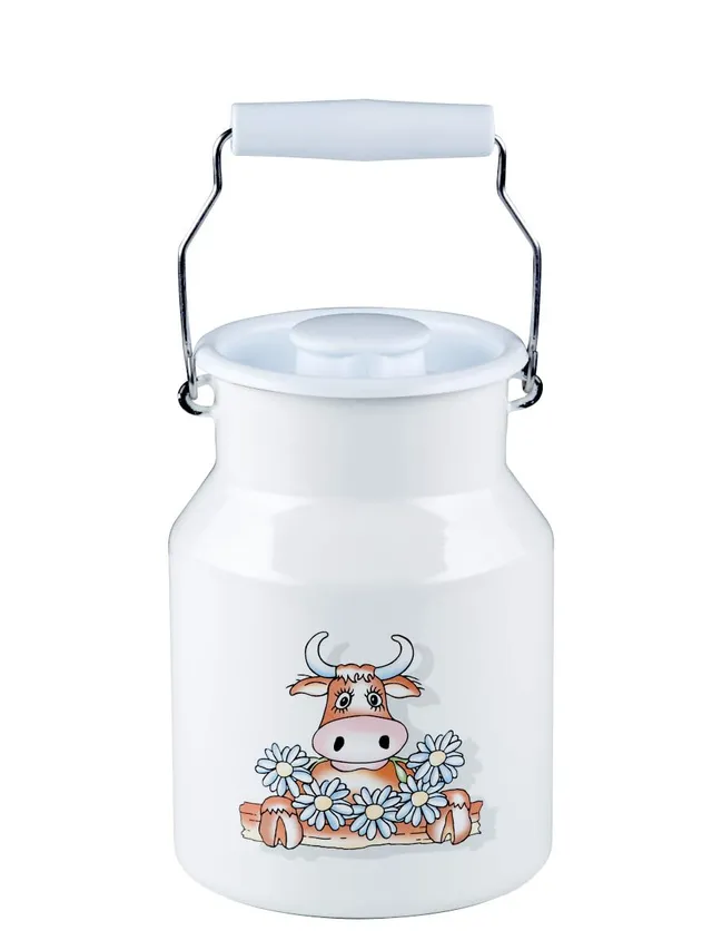 riess-0506-084-milchkanne-mit-deckel-1-5-liter-almliesel-wei-emaille image 1