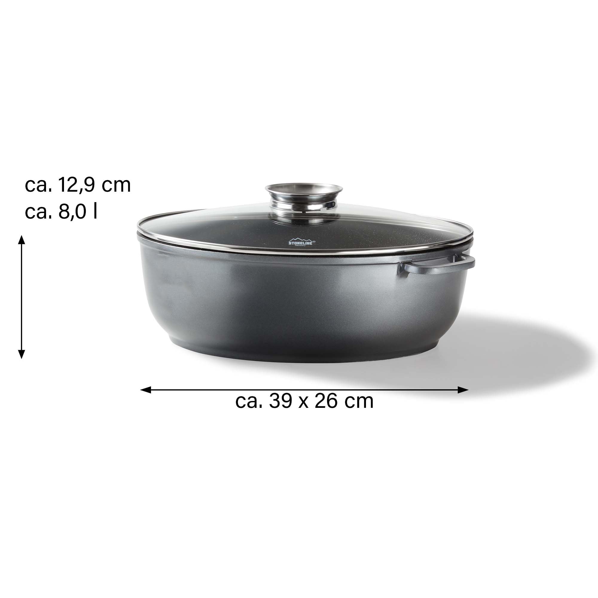 stoneline-gourmet-br-ter-mit-deckel-oval-39x26-cm-8-5-l-aluguss image 6
