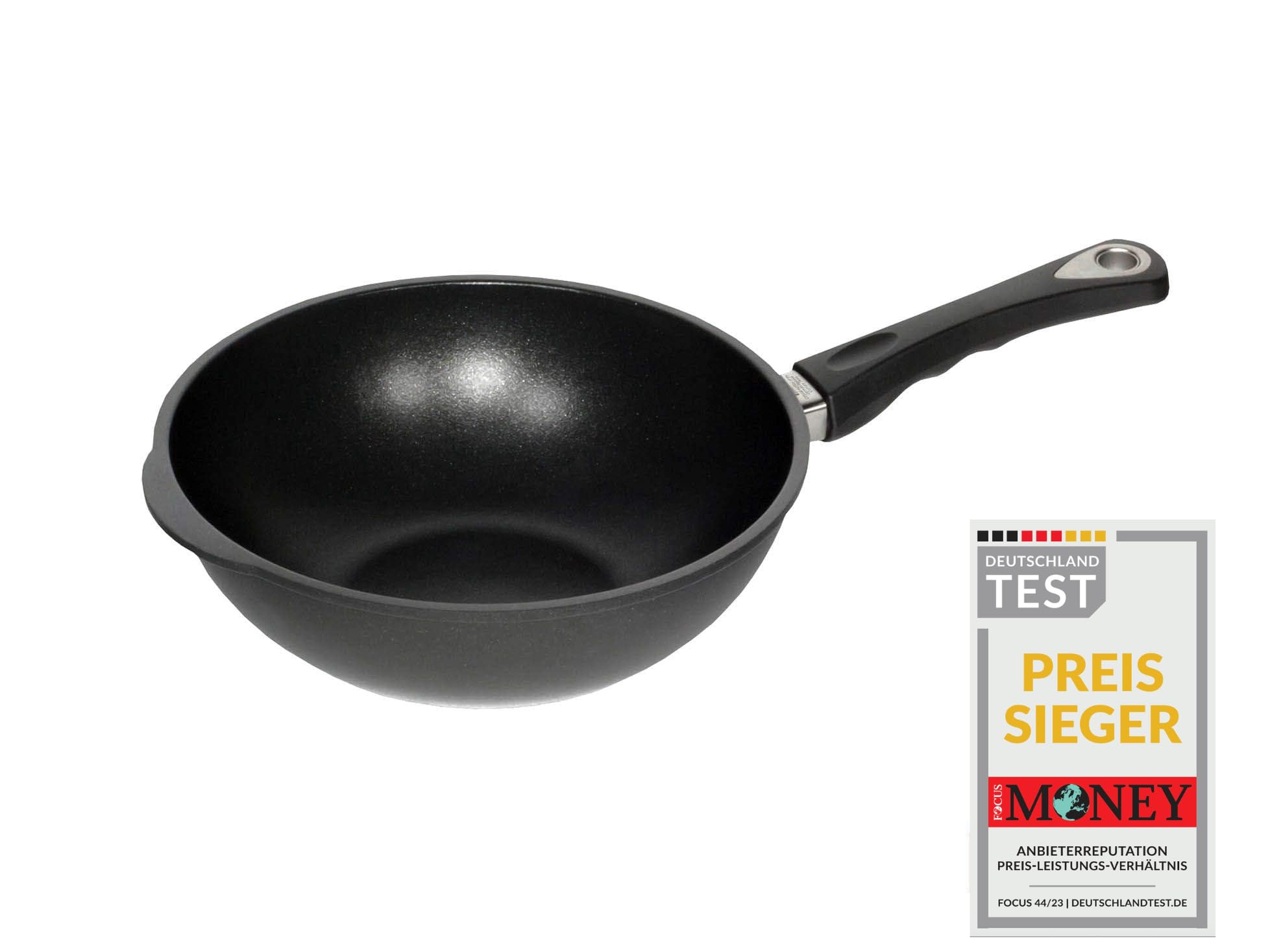 amt-gastroguss-wok-28-cm-induktion-wokpfanne-mit-stiel-lotan-antihaft-aluguss image 4