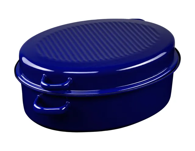riess-classic-g-nsebr-ter-oval-mit-deckel-38-cm-6-5-liter-emaille-blau image 1