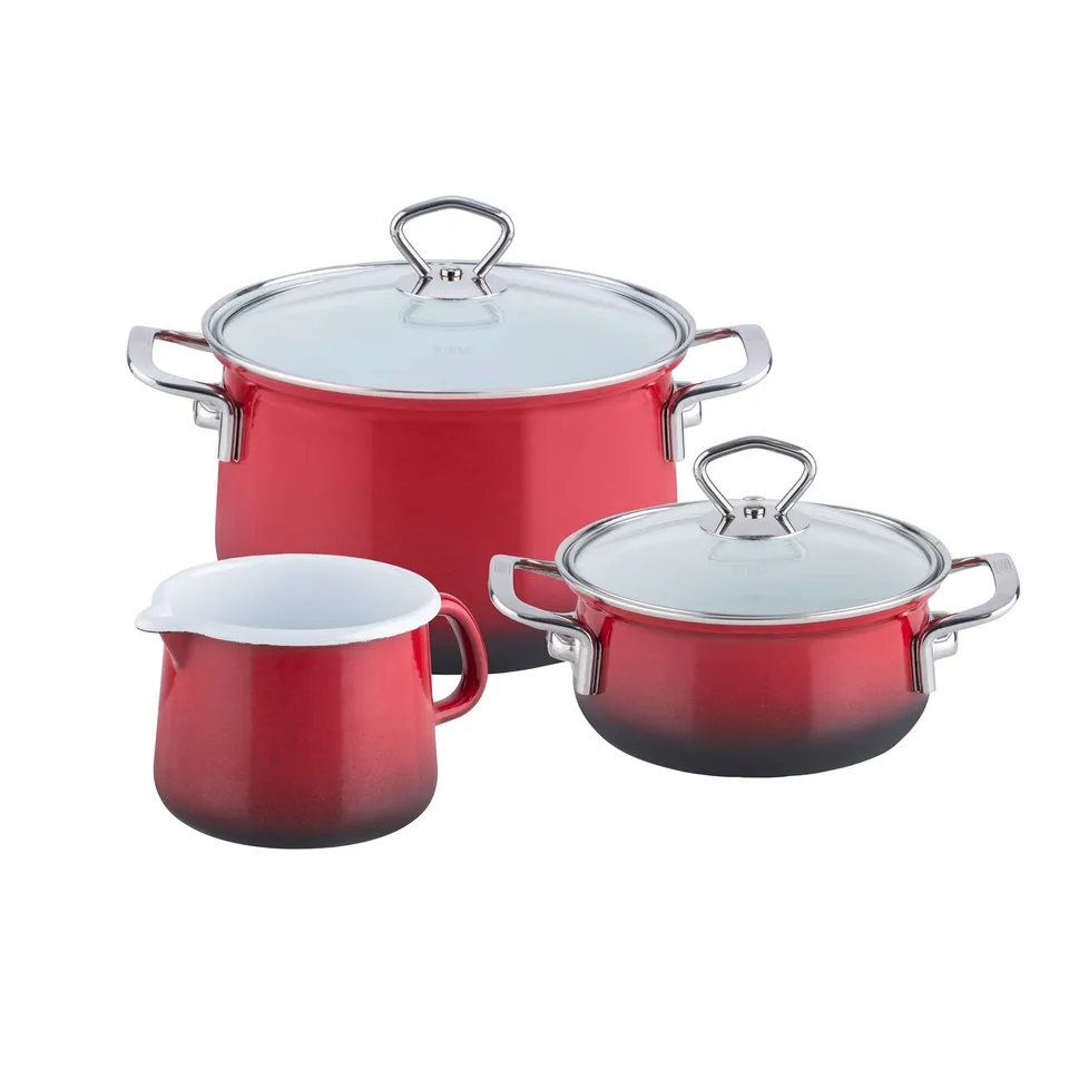 riess-0520-039-starter-set-nouvelle-brombeer-3-teilig-kochtopf-set-emaille image 1