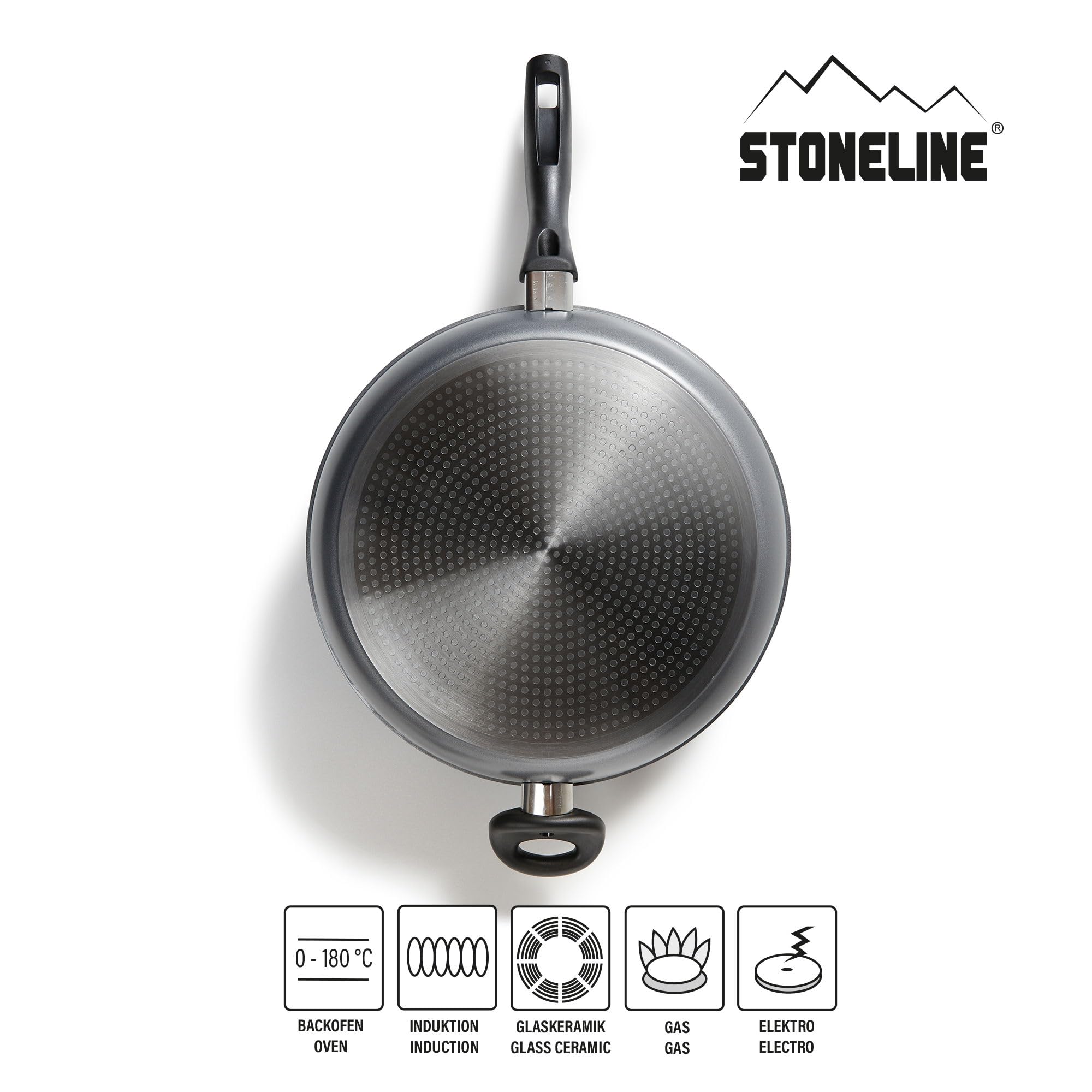 stoneline-bratpfanne-32-cm-induktion-universalpfanne-aluguss-mit-steinpartikel-a image 2