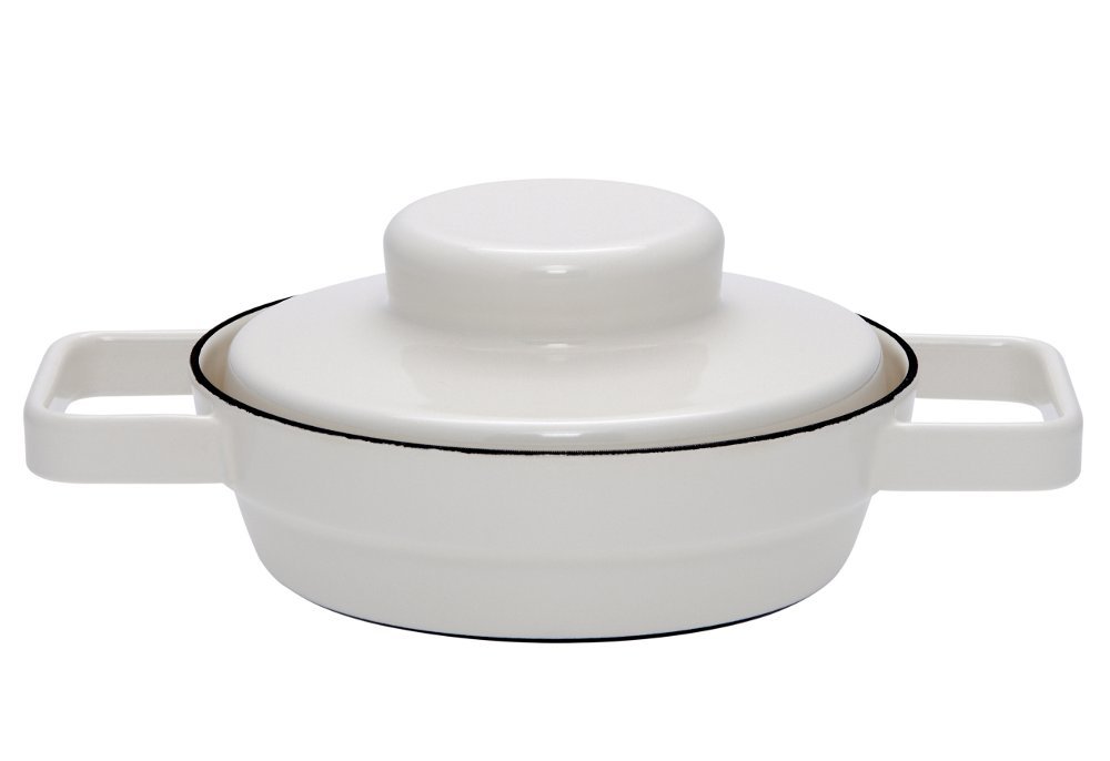 riess-aromapots-light-grey-pfanne-mit-deckel-16cm-emaille image 1