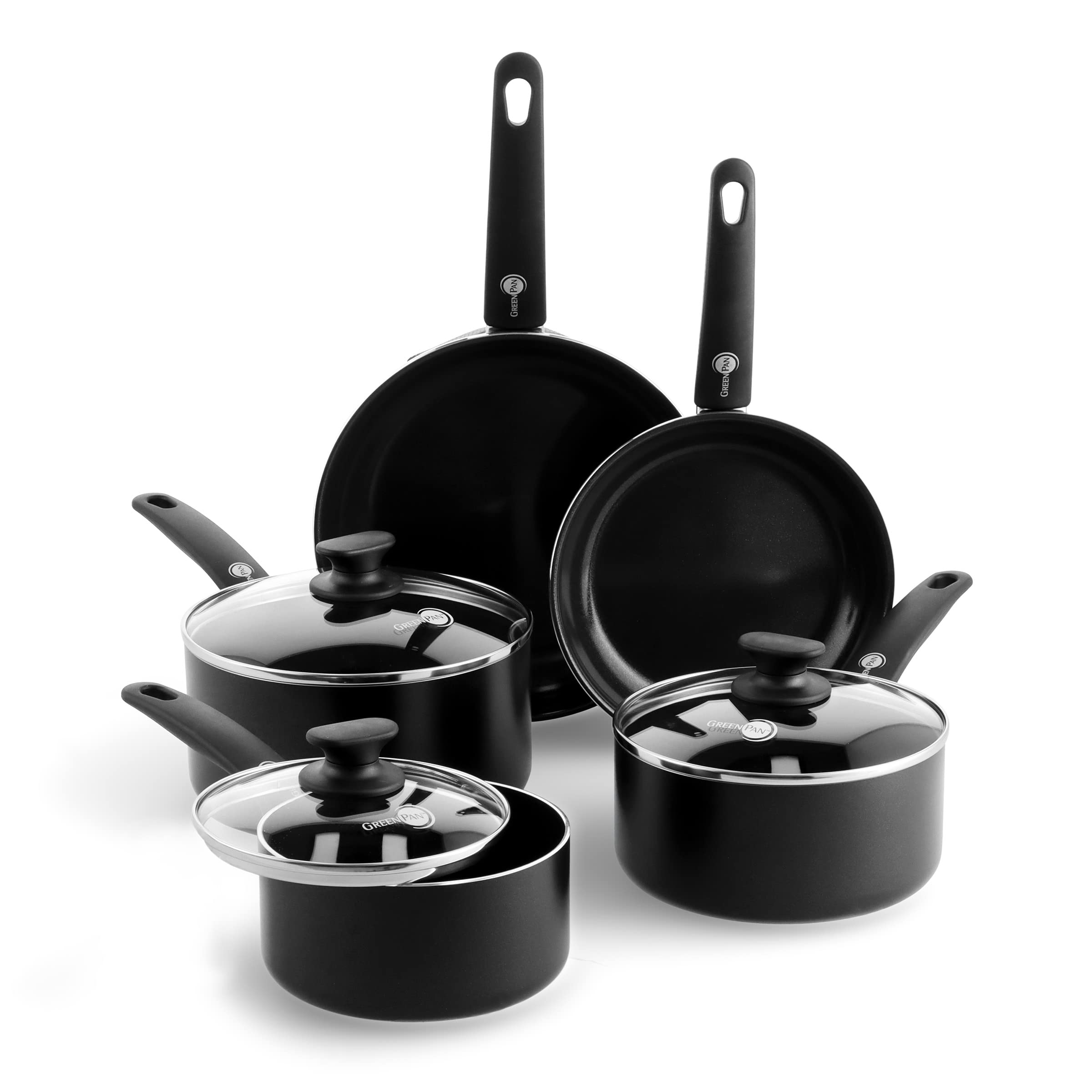 greenpan-cambridge-8-teiliges-topf-und-pfannenset-keramik-pfas-frei-schwarz image 1