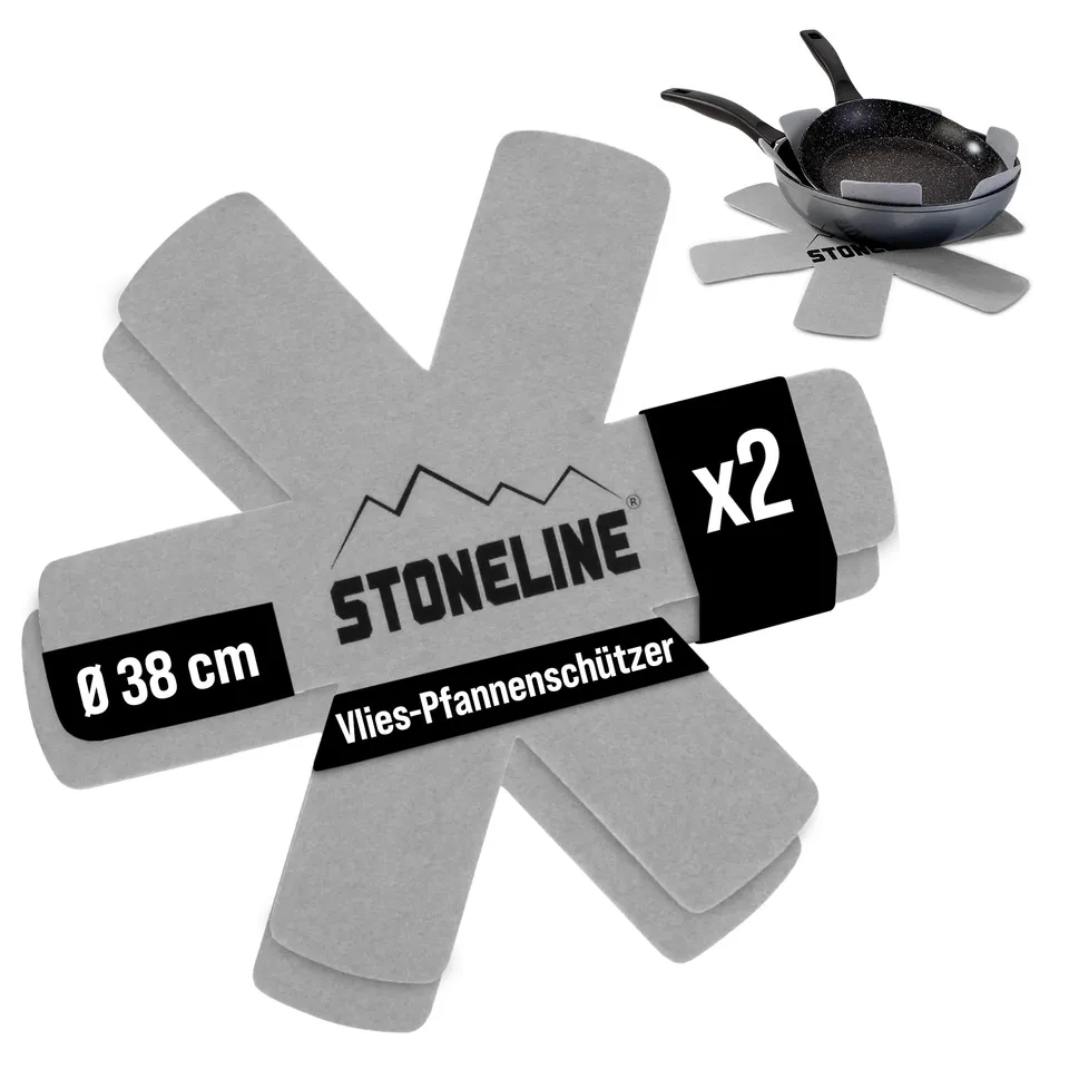 stoneline-pfannenschoner-filz-set-2-teilig-38-cm-grau image 1
