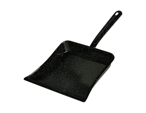 riess-classic-spezialartikel-staubschaufel-emaille-schwarz-kehrblech image 4