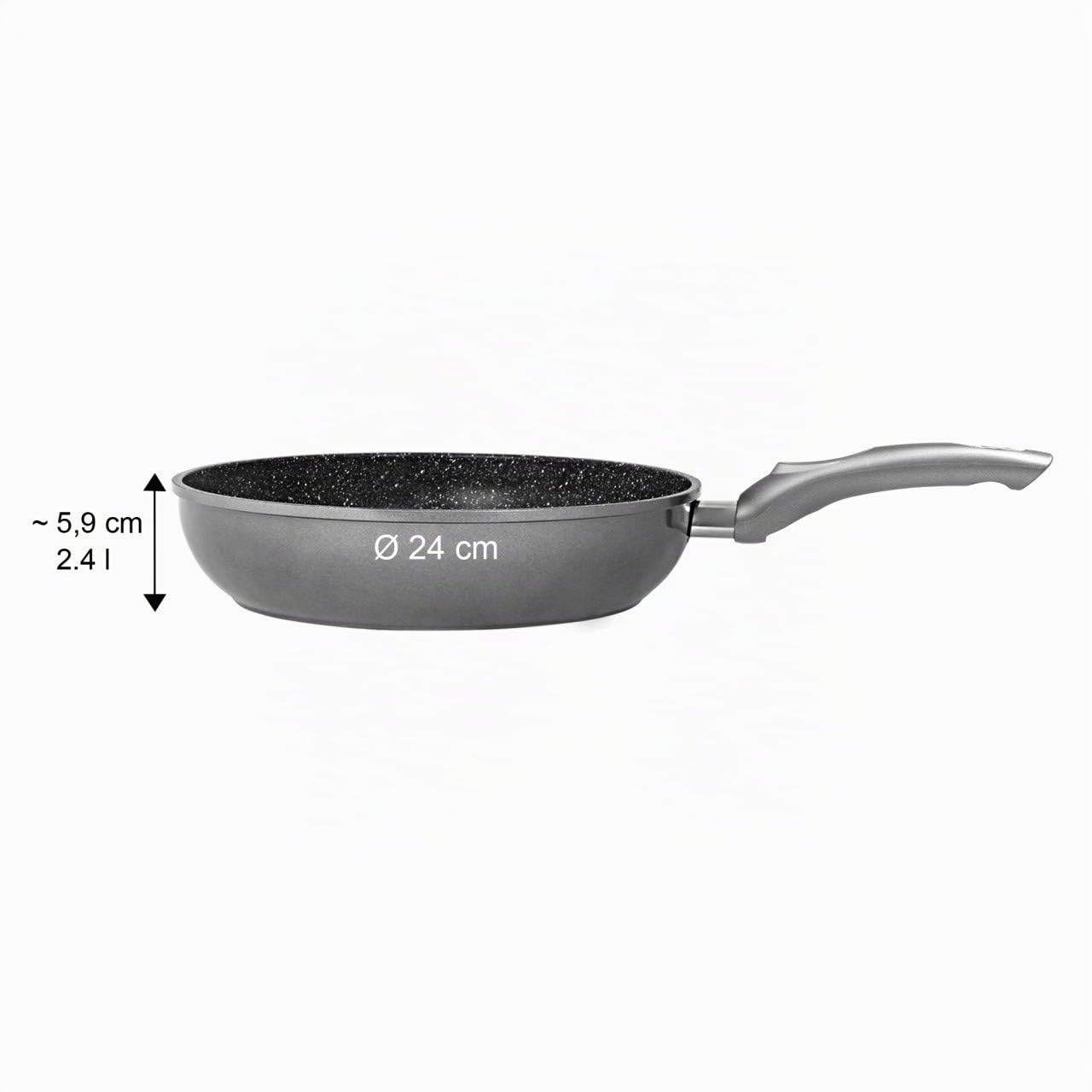 stoneline-gourmundo-schmorpfanne-24-cm-hoher-rand-antihaft-pfanne-mit-steinparti image 6