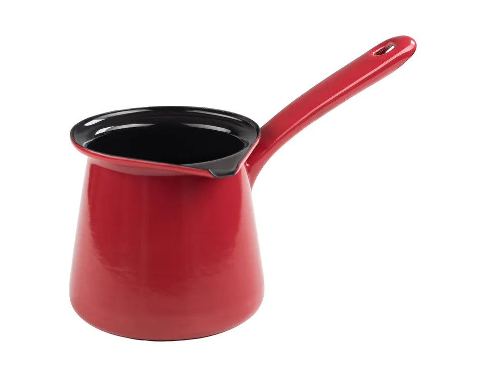 riess-kaffeekocher-0-75-l-classic-color-rot-emaille-milchtopf-11-cm-induktionsge image 1