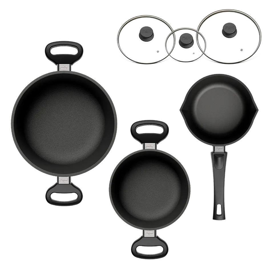 hoffmann-germany-stoniq-topf-trio-pfas-frei-20-cm-24-cm-milchtopf image 1