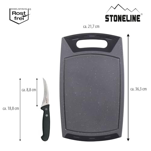 stoneline-2-teiliges-set-schneidebrett-36-x-22-cm-gem-semesser-9-cm-edelstahl image 7