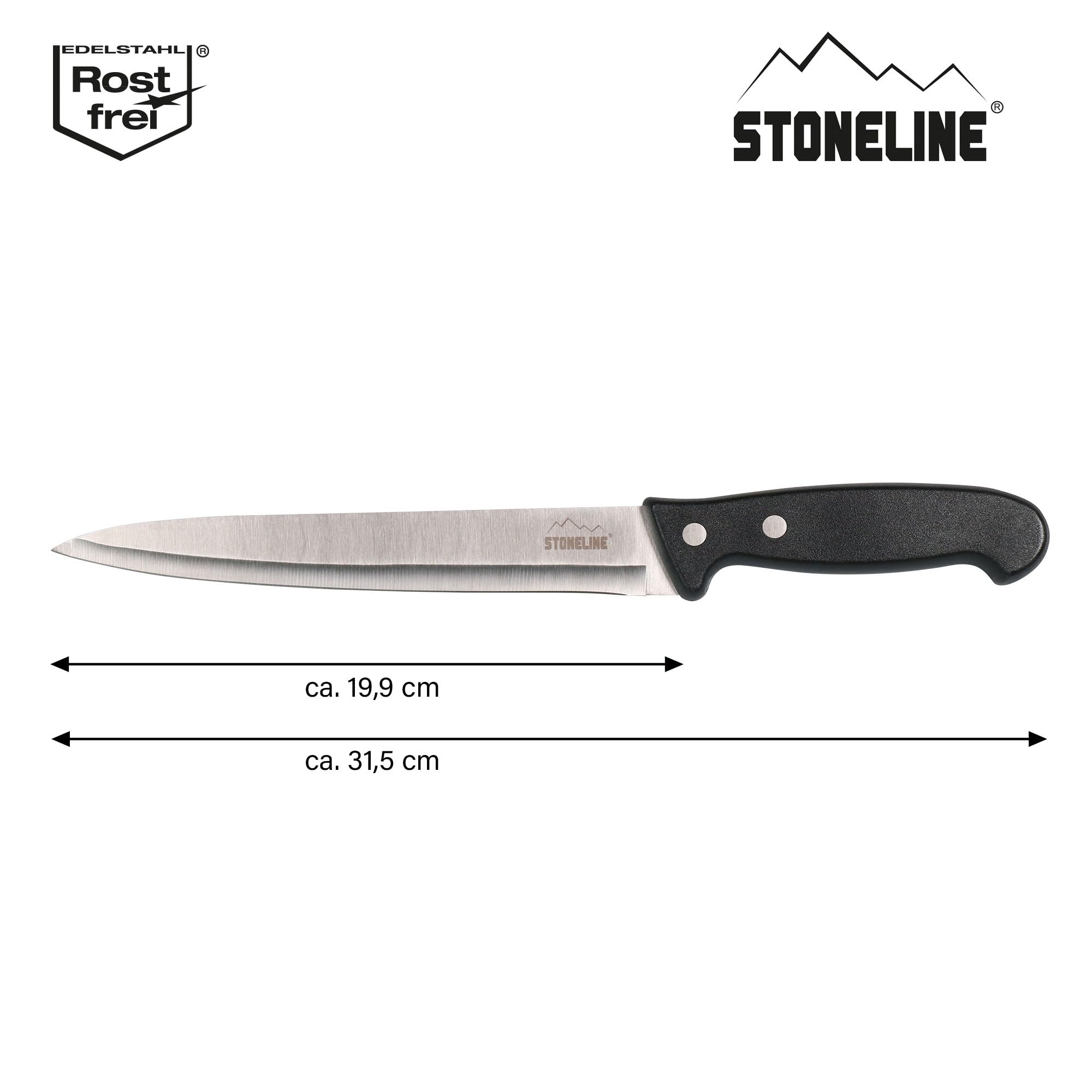 stoneline-fleischmesser-31-5-cm-edelstahl-mit-klingenschutz-klingenl-nge-19-9-cm image 3