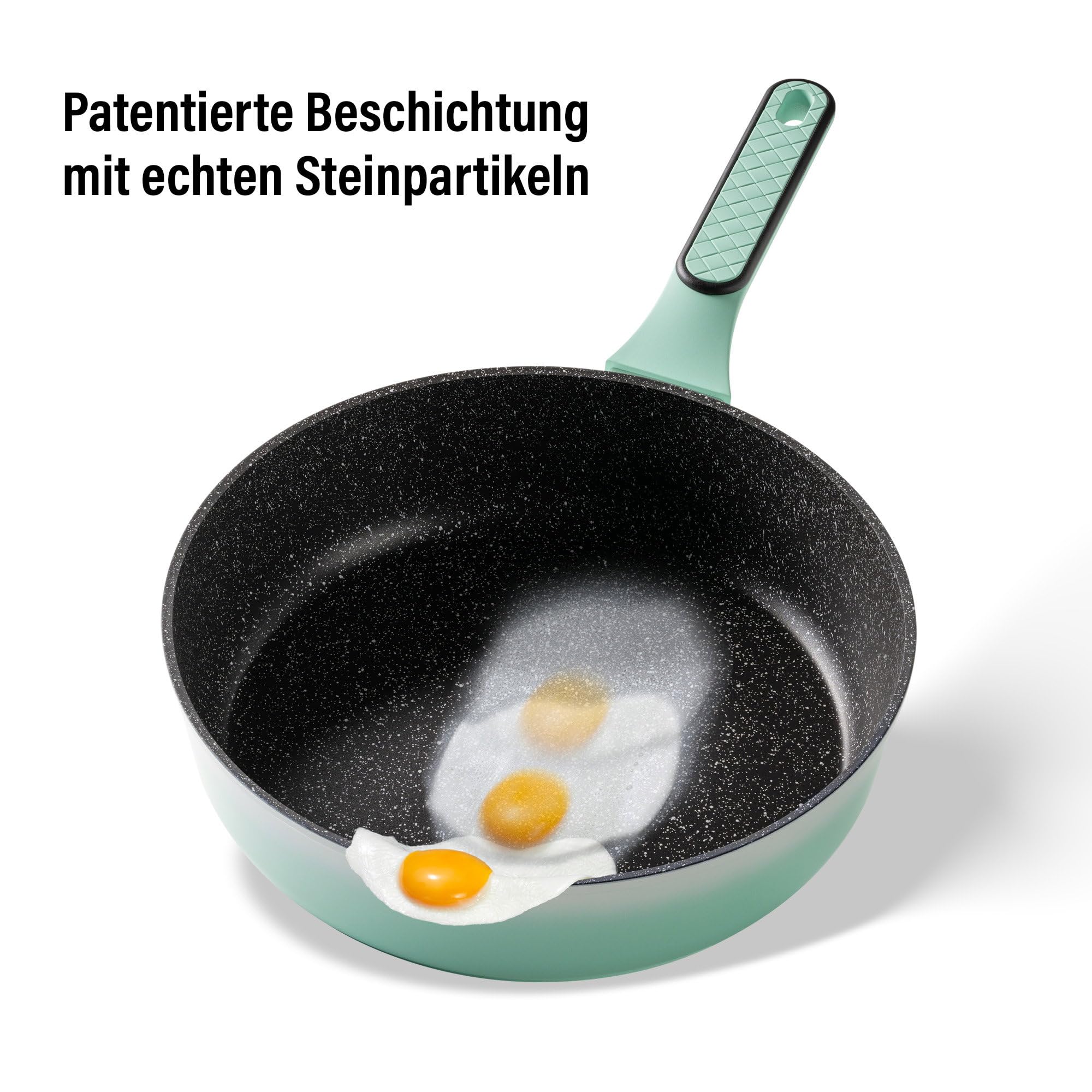 stoneline-schmorpfanne-28-cm-4-1-l-mit-glasdeckel-induktion-steinpartikel-mint image 4