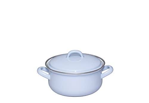 riess-nature-blue-light-topf-mit-deckel-16-cm-1-1-liter-emaille-kasserolle image 8