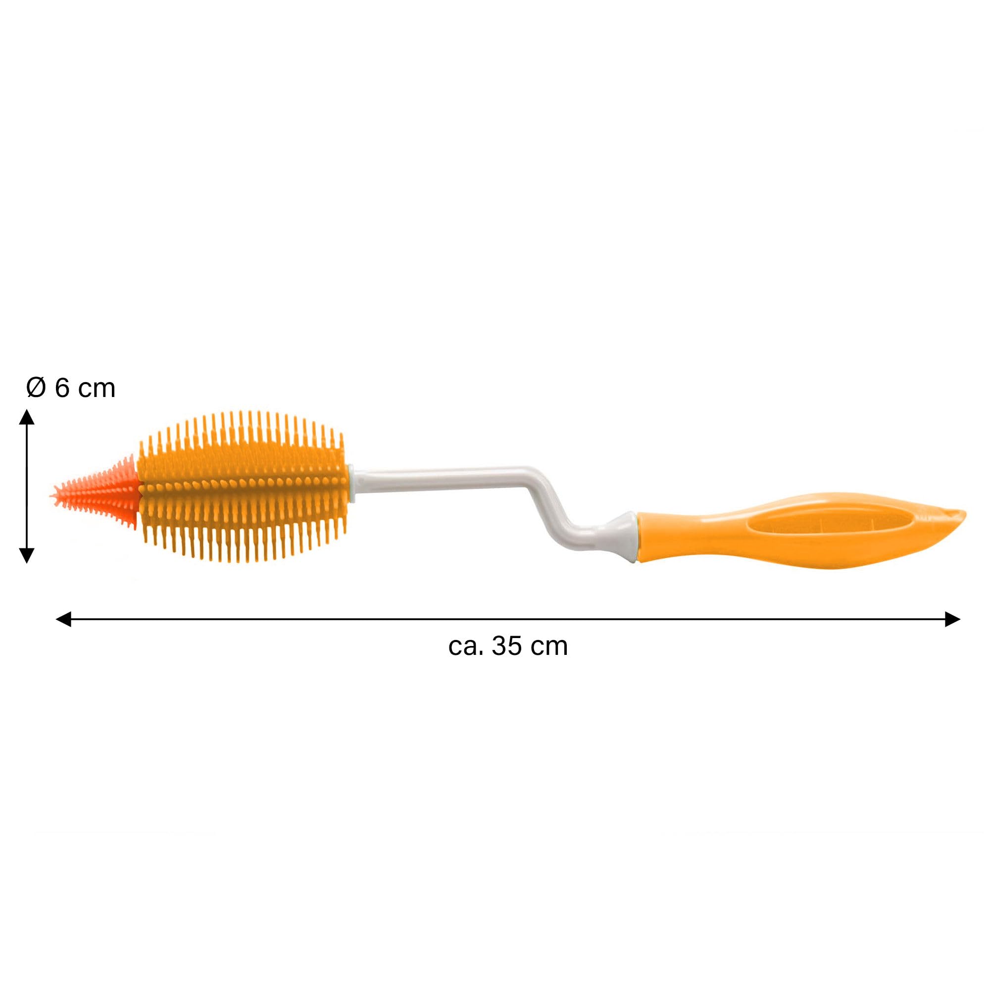 stoneline-silikon-flaschenb-rste-35-cm-360-gelb-f-r-flaschen-und-gl-ser image 3