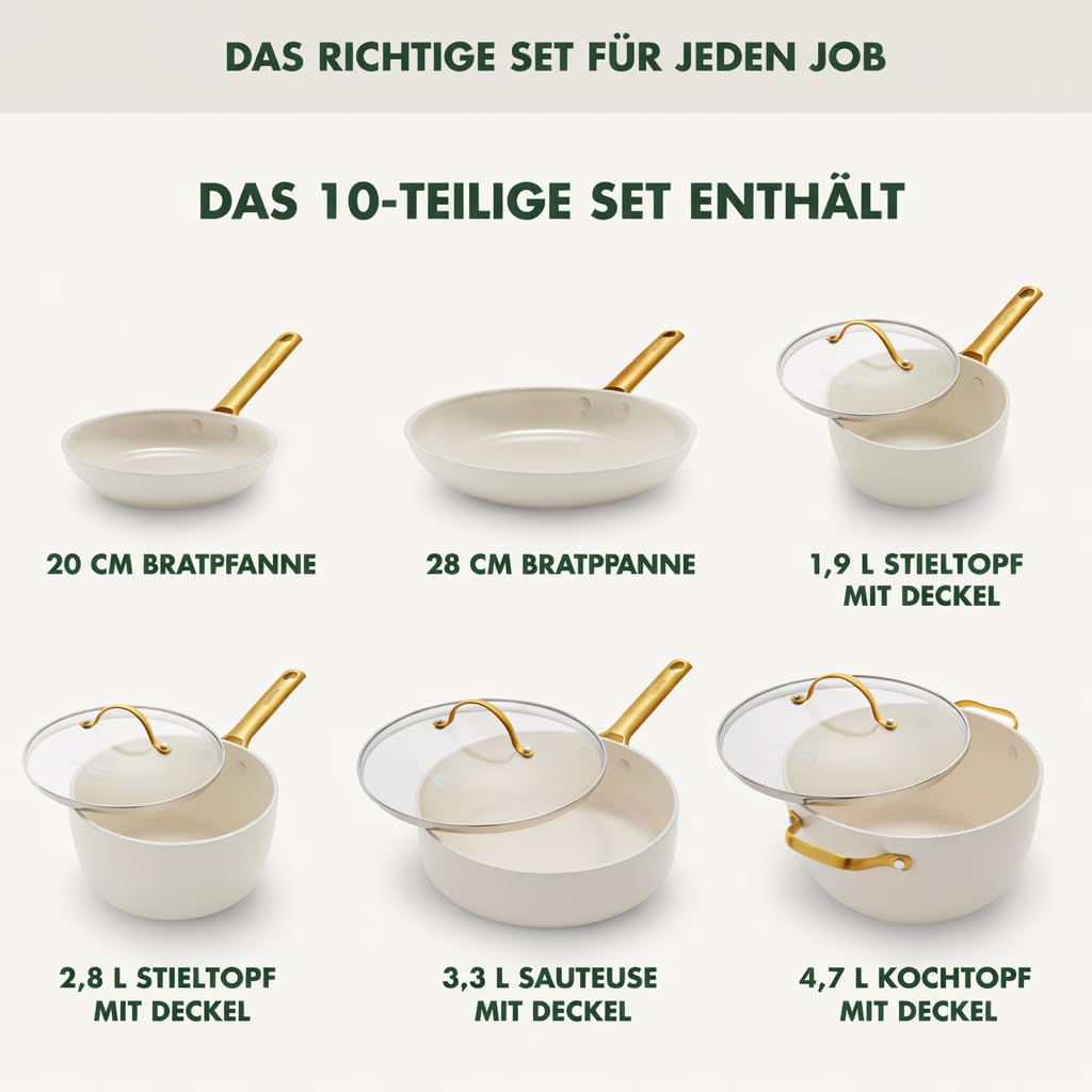 greenpan-reserve-10-teilig-harteloxiert-keramik-antihaft-pfas-frei-cremewei-gold image 3