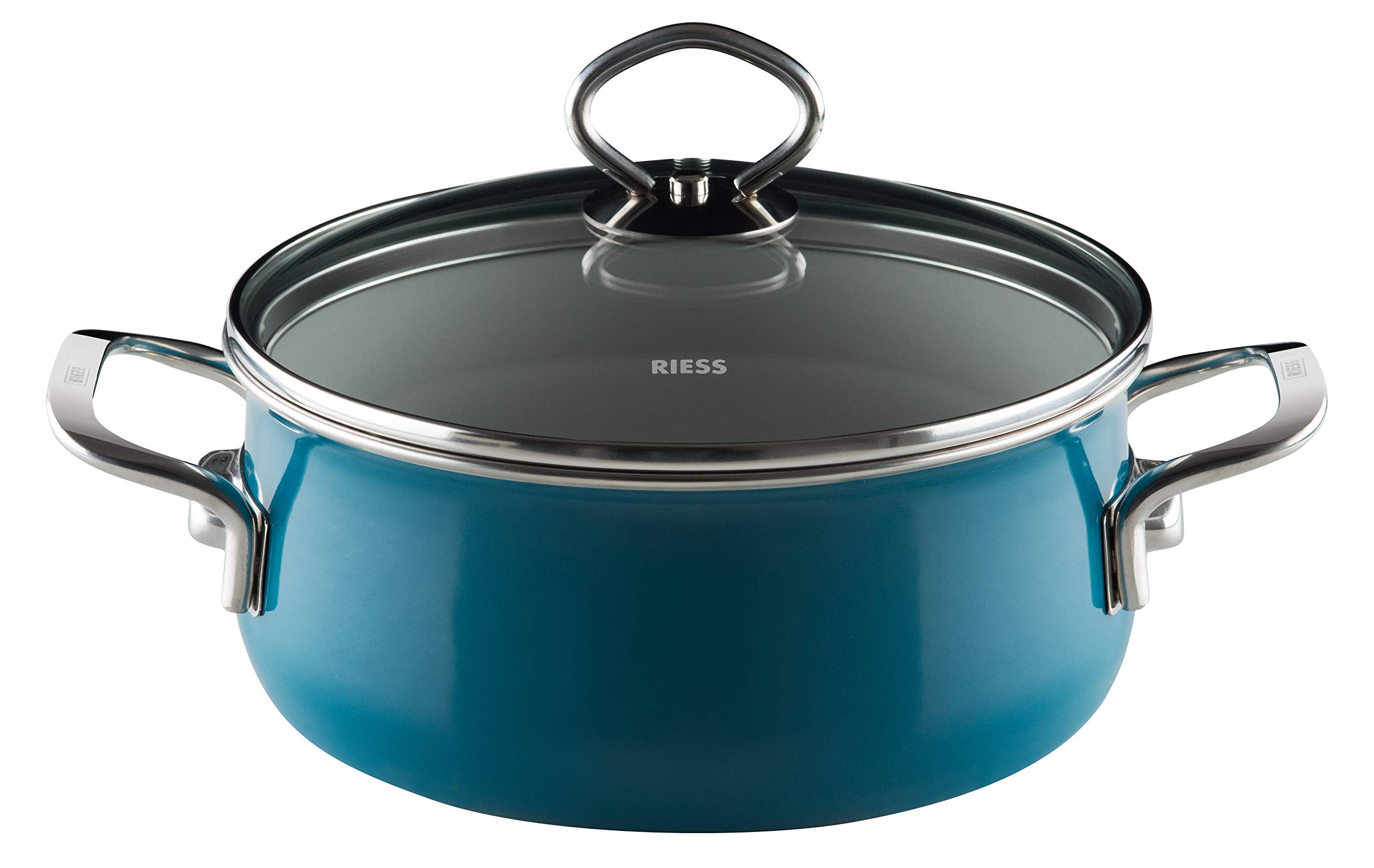 riess-nouvelle-emaille-stielkasserolle-16-cm-1-3-liter-aquamarinblau-mit-glasdec image 4