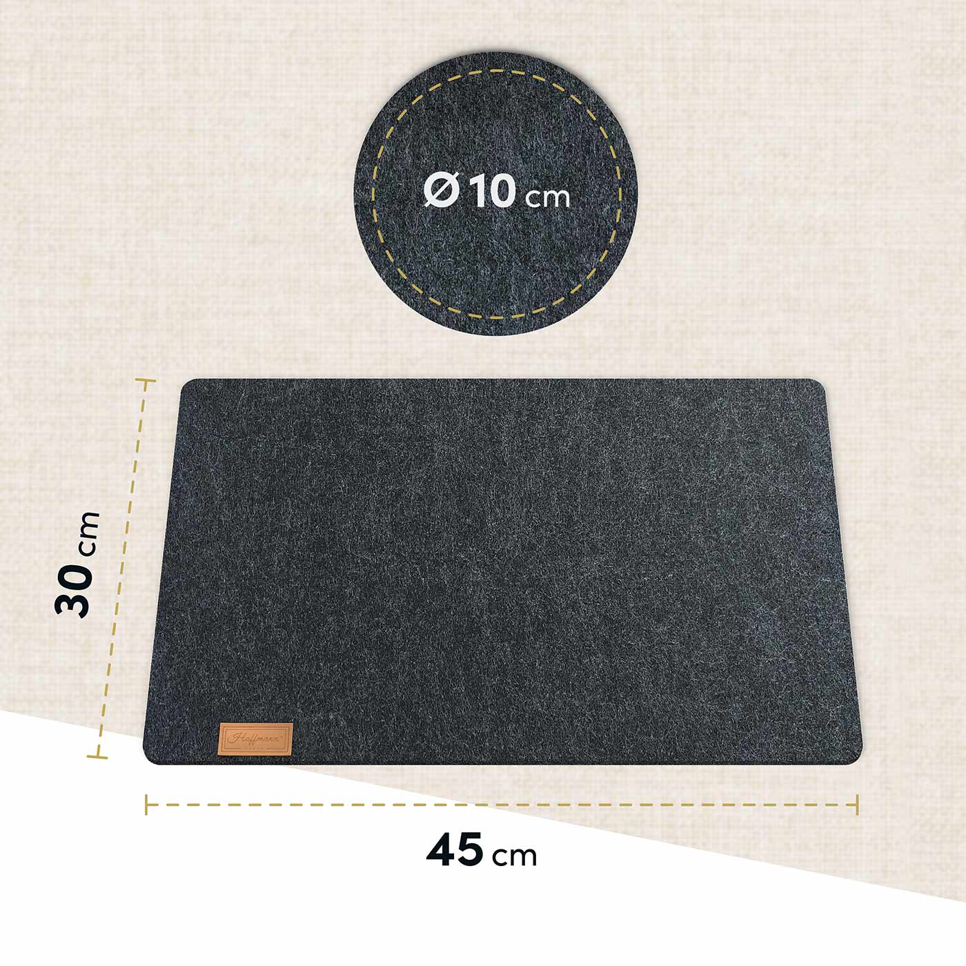 hoffmann-germany-platzsets-45x30-cm-6-st-ck-dunkelgrau image 4