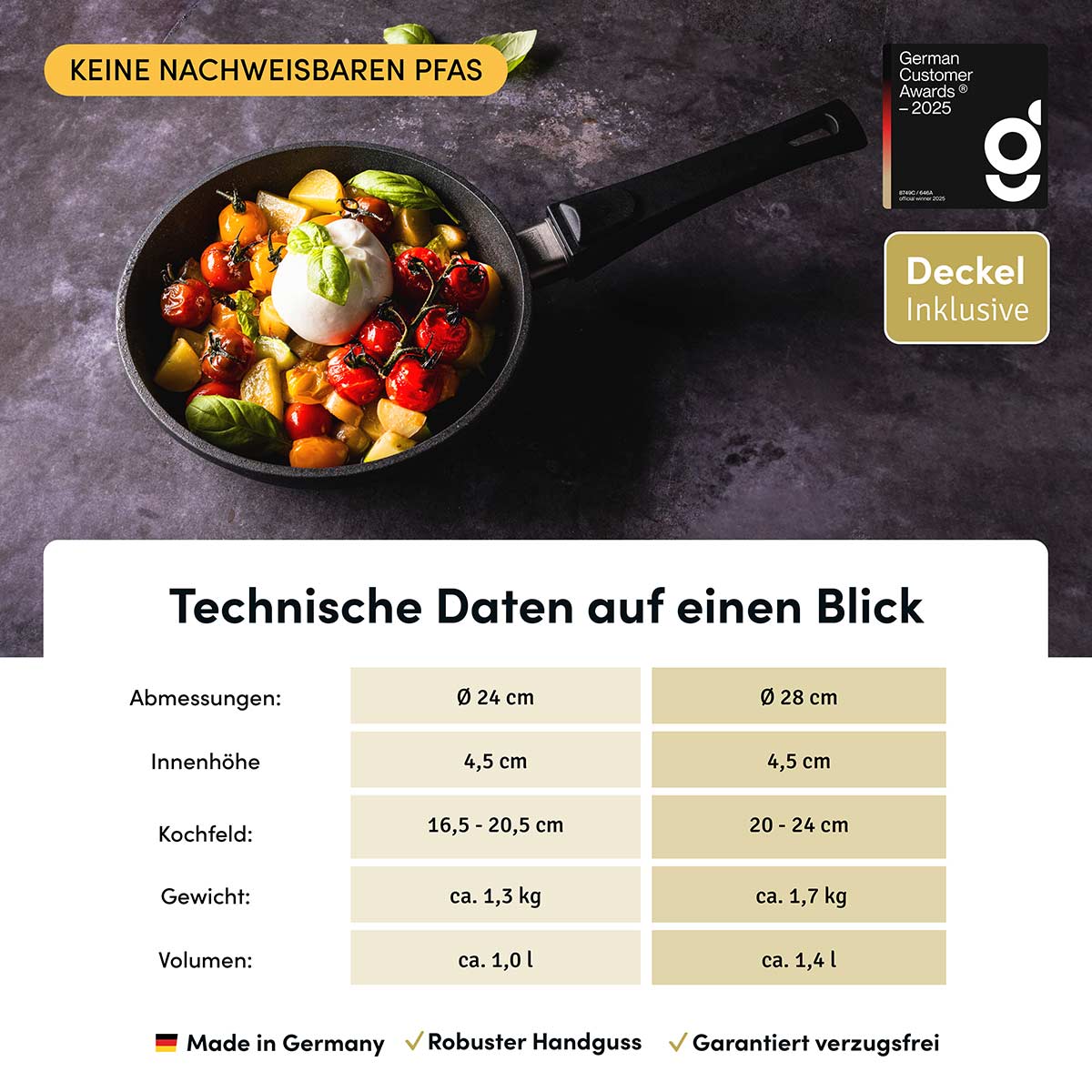 hoffmann-germany-stoniq-bratpfannen-duo-24-28-cm-pfas-frei-mit-glasdeckel image 3